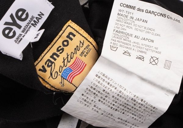 Junya Watanabe Long Sleeve Printed Logo Cotton Tshirt Black Size US M / EU 48-50 / 2 - 9 Thumbnail