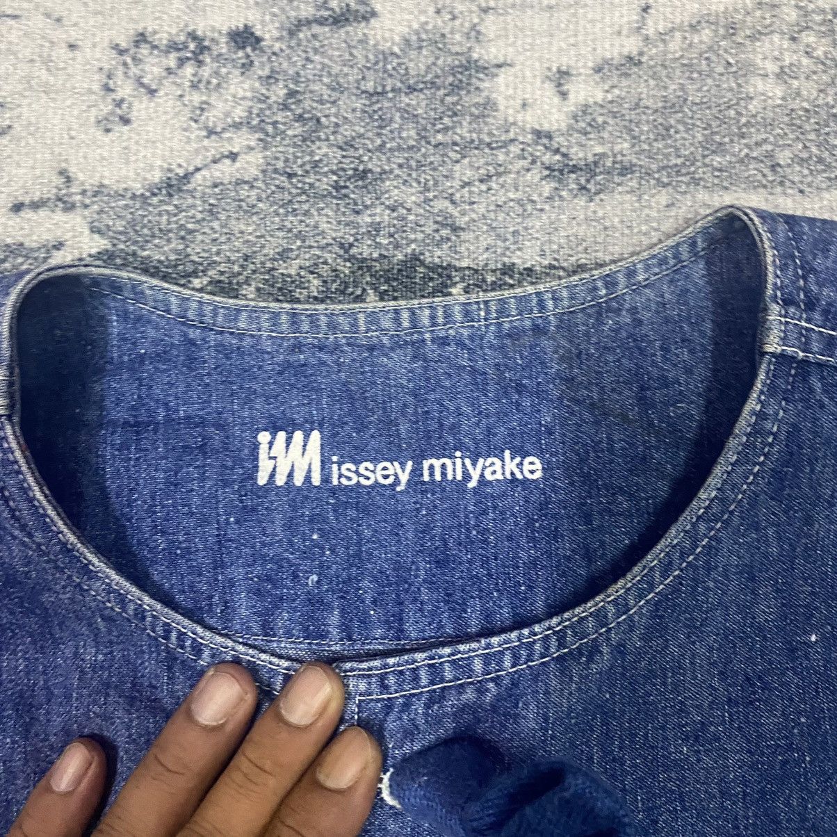 Issey Miyake × Japanese Brand Vintage IM Issey Miyake Denim Jacket Size US XL / EU 56 / 4 - 4 Thumbnail
