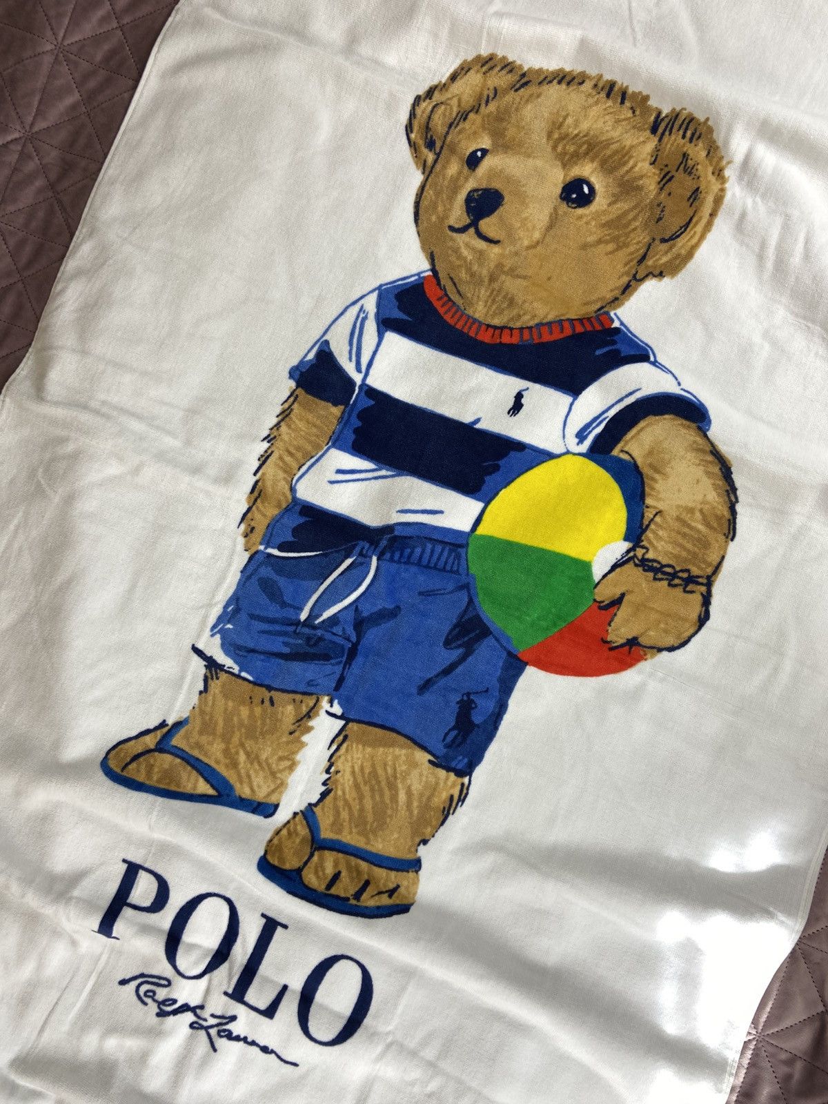 Polo Ralph Lauren Polo Ralph Lauren Bear Beach Towel 33x66 Size ONE SIZE - 5 Thumbnail
