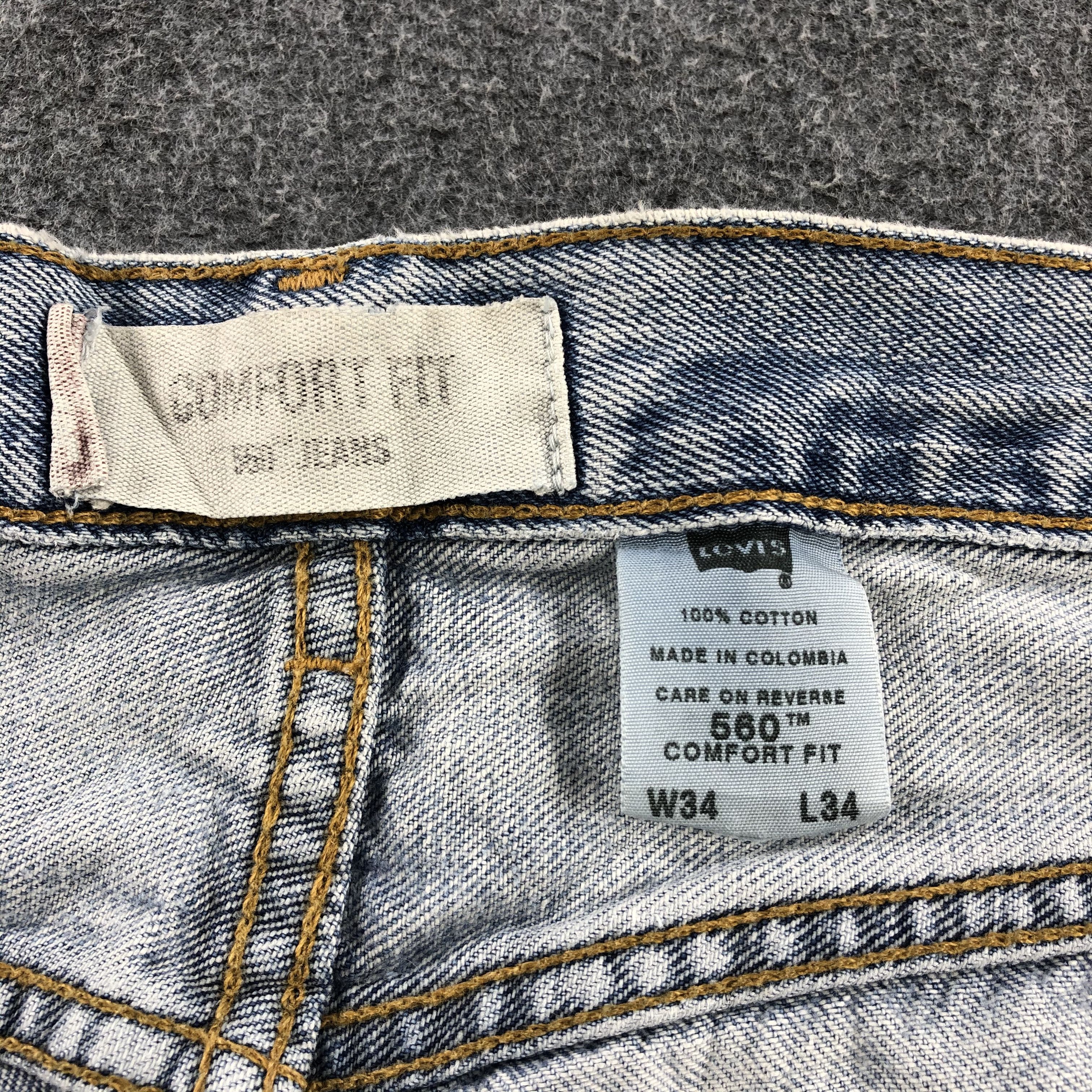Levi's Light Washed Vintage Levis 560 Jeans-J1039 Size US 35 - 10 Thumbnail
