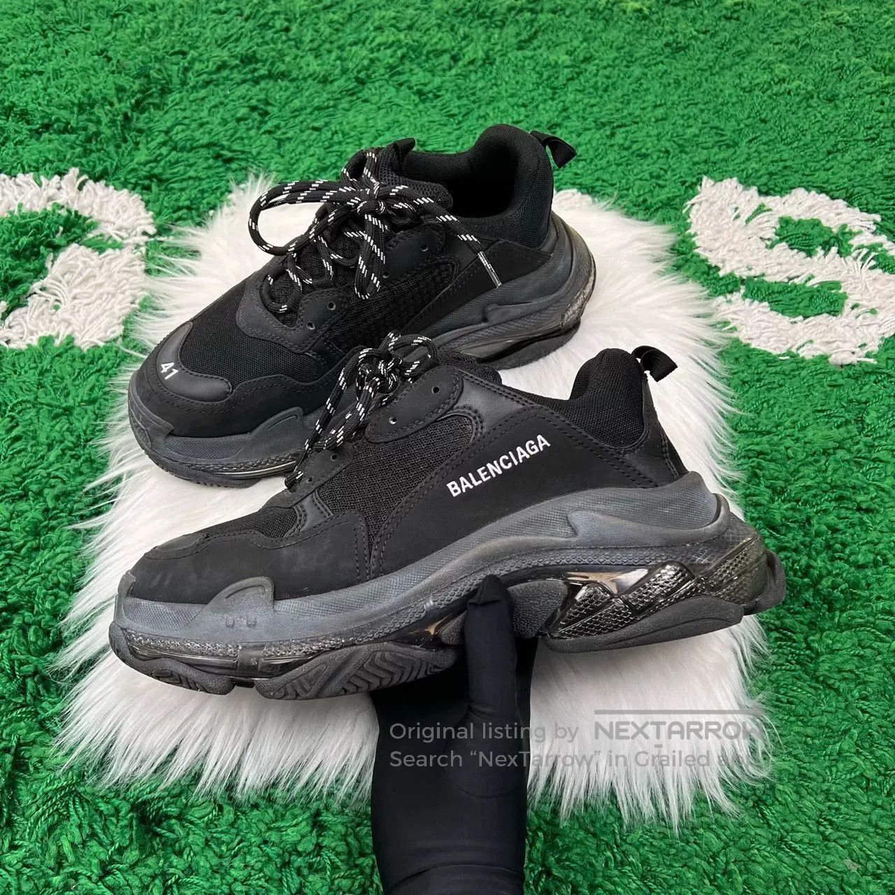 Balenciaga balenciaga triple s black sneakers size 41. Size US 8 / EU 41 - 2 Thumbnail