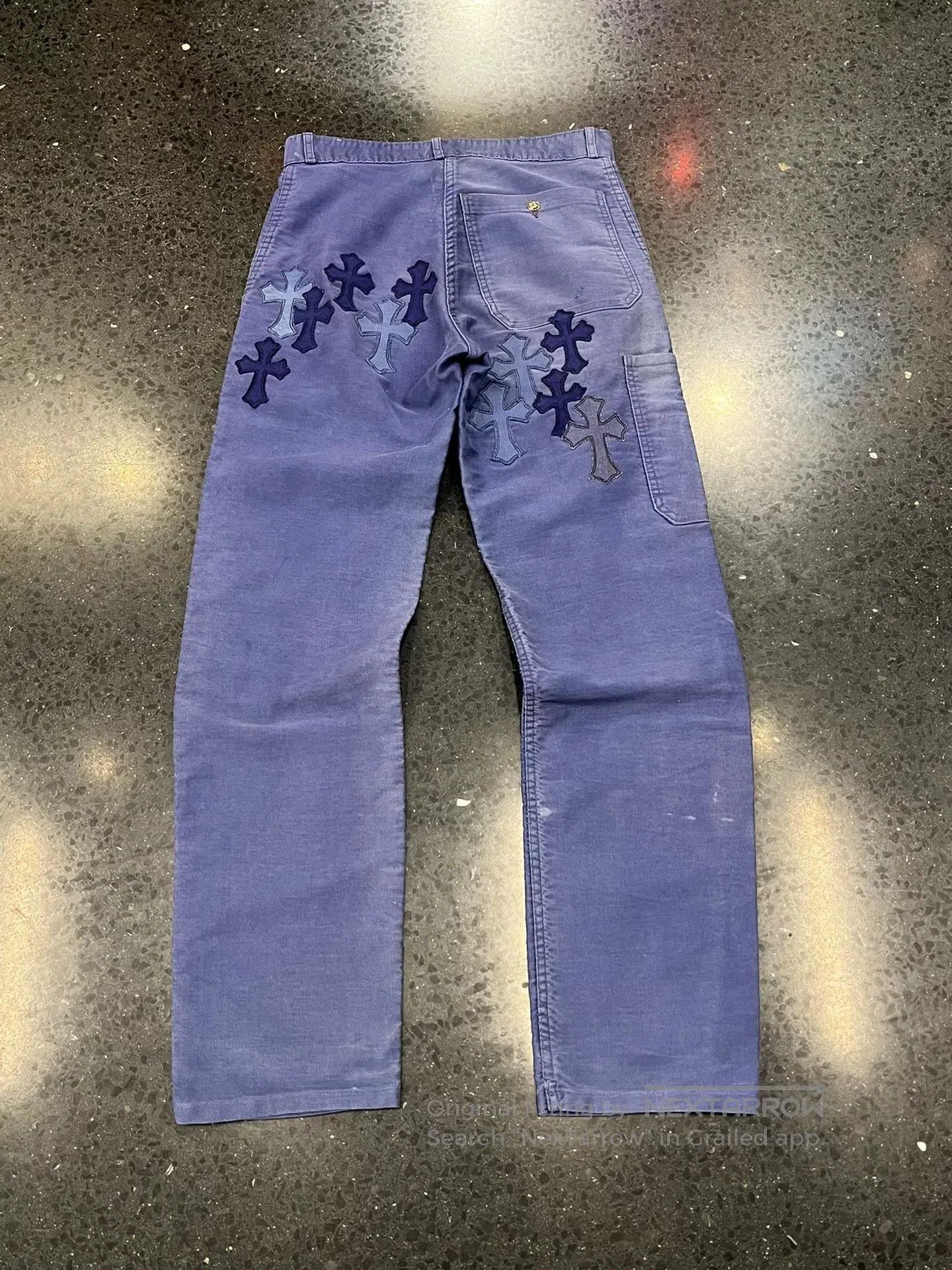 Chrome Hearts Chrome Hearts French Cargo Pants Blue Vintage. Size 27" / US 4 / IT 40 - 2 Thumbnail