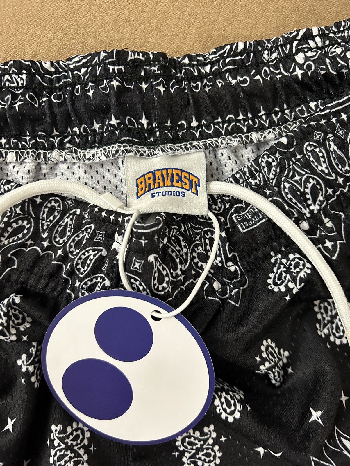 Bravest Studios Bravest Studios Paisley Shorts - Black! Size US 40 / EU 56 - 3 Thumbnail