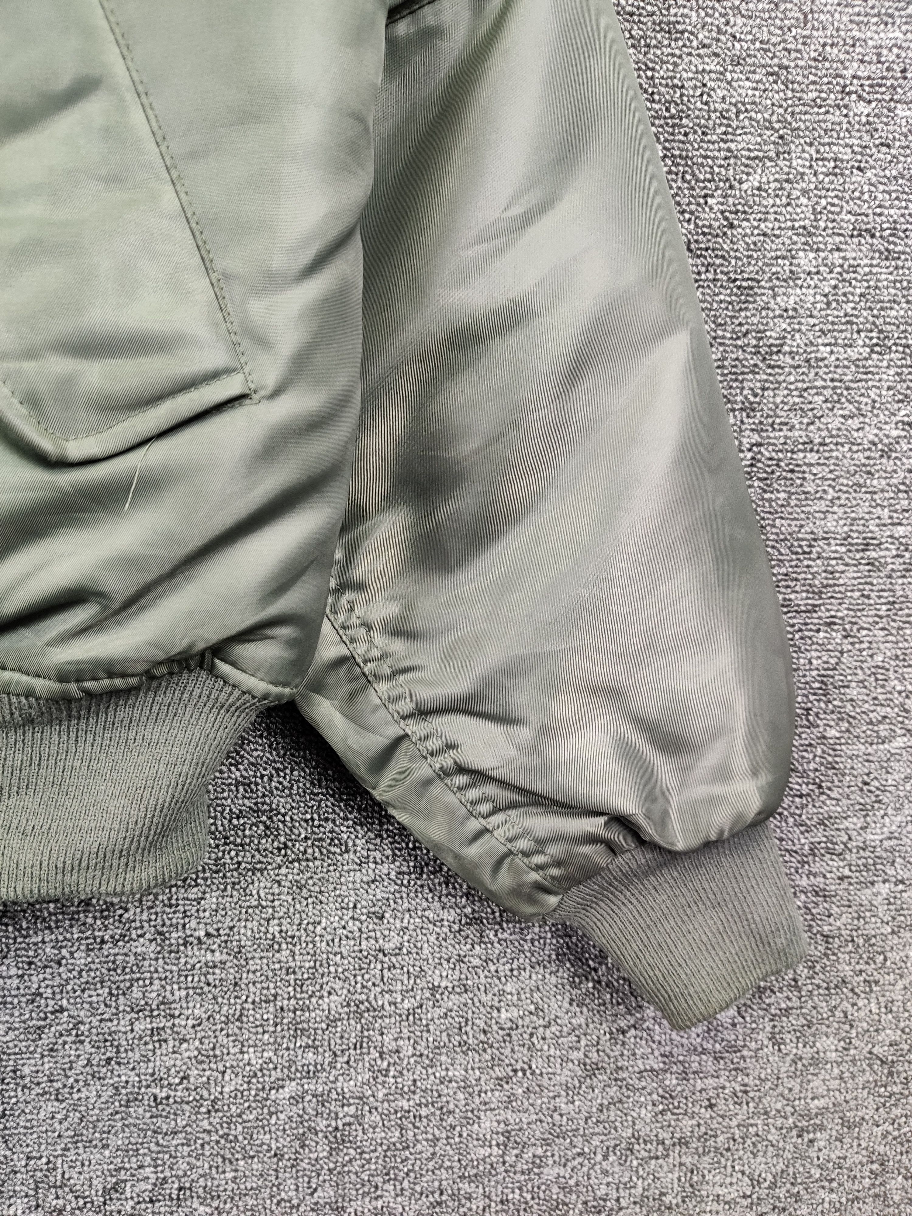 Japanese Brand Vintage Rothco Military MA-1 Flight Bomber Jacket Size US L / EU 52-54 / 3 - 3 Thumbnail