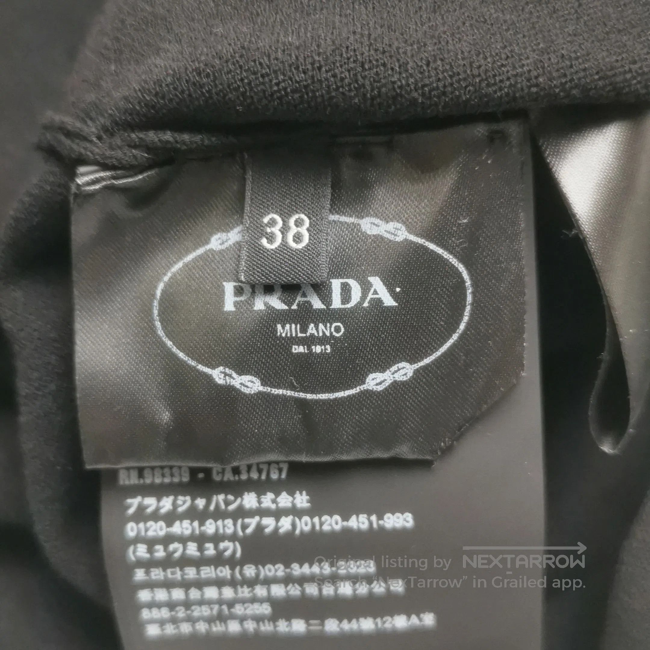 Prada Prada Logo High Neck Dress . Size S / US 4 / IT 40 - 8 Thumbnail