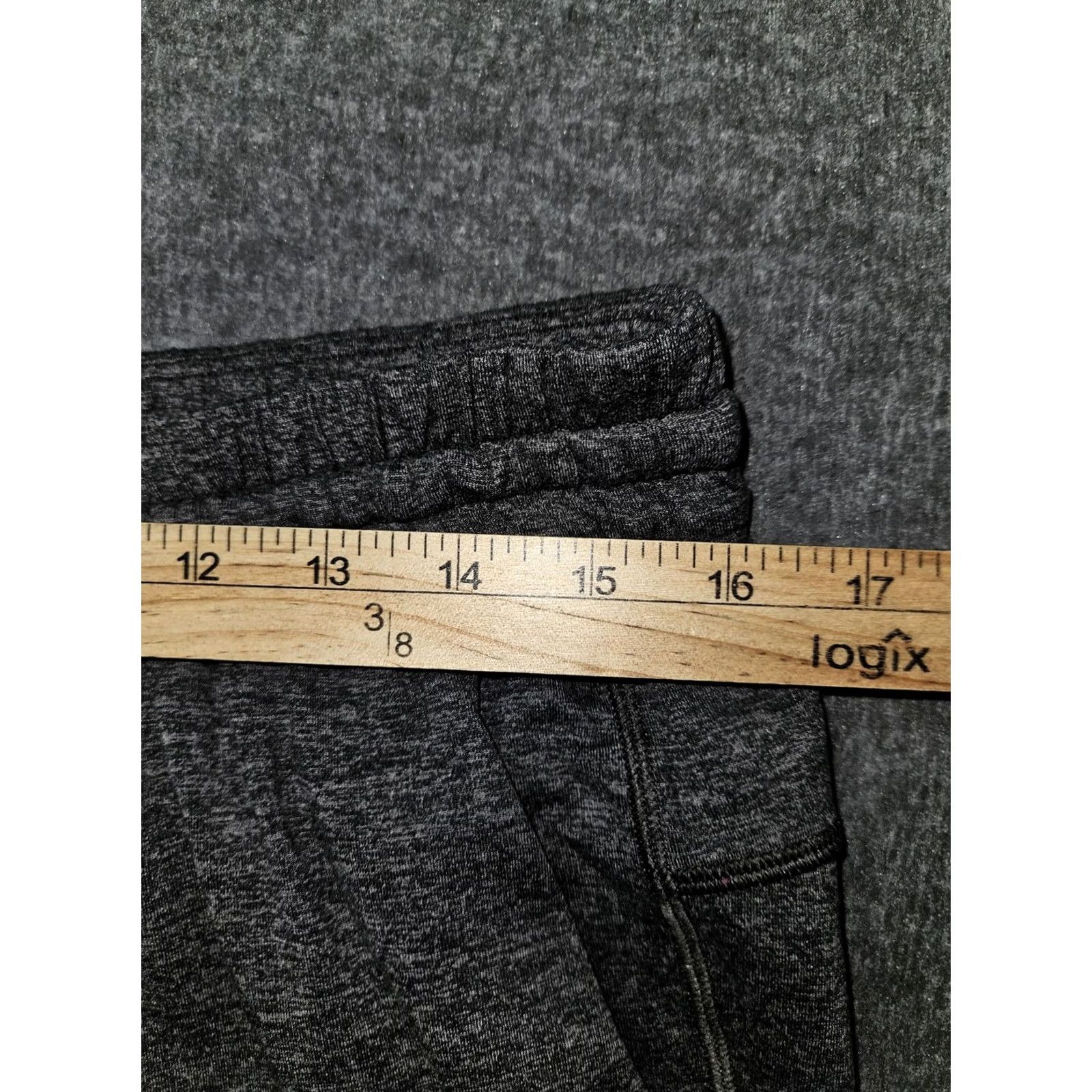 Lululemon Lululemon Pants Mens Large Gray Jogger Sweatpants Drawstring Recycled Polyester Heathered Dark Gray Pockets Logo Size US 33 - 5 Thumbnail