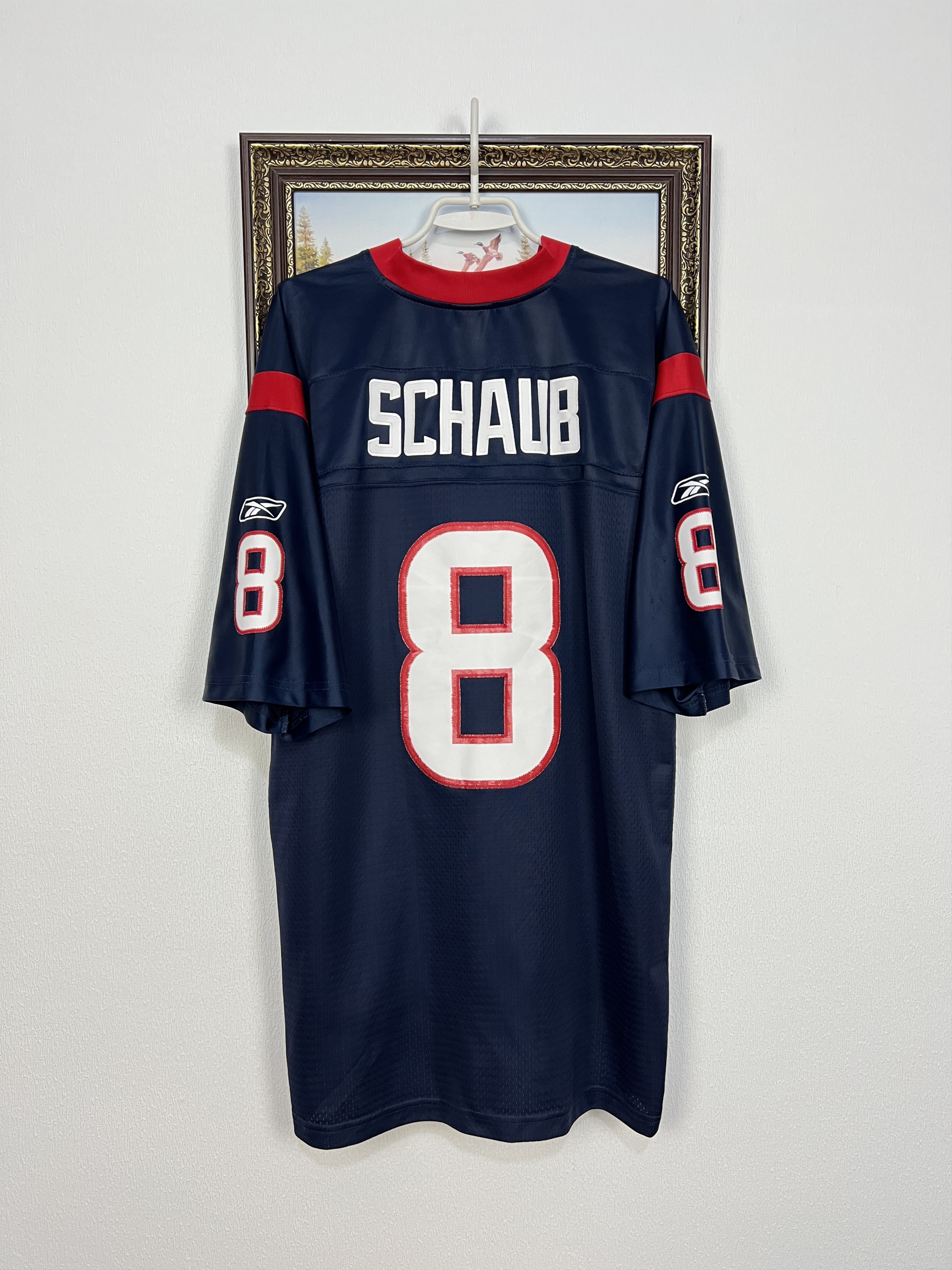 Reebok Houston Texans Matt Schaub #8 NFL Reebok Jersey Mens Shirt Size US XL / EU 56 / 4 - 12 Thumbnail