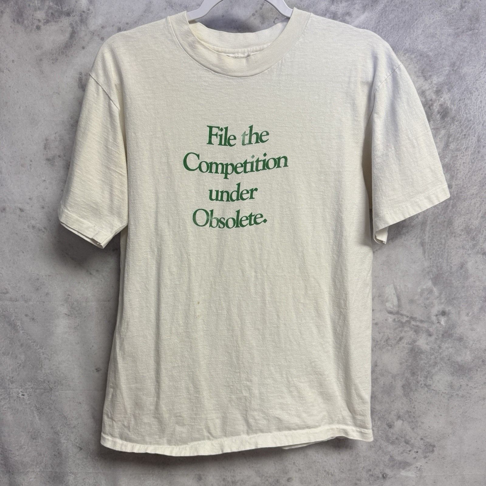 Vintage Vintage 90s Technology T Shirt Mens Medium White Size US M / EU 48-50 / 2 - 2 Thumbnail