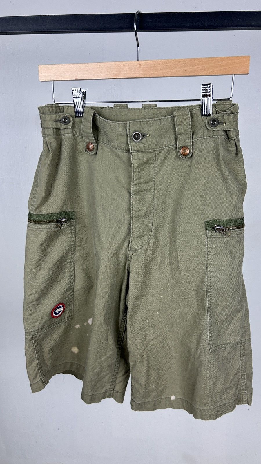 Hysteric Glamour × Japanese Brand × Vintage 1990s Hysteric Glamour - Military Shorts Size US 28 / EU 44 - 6 Thumbnail