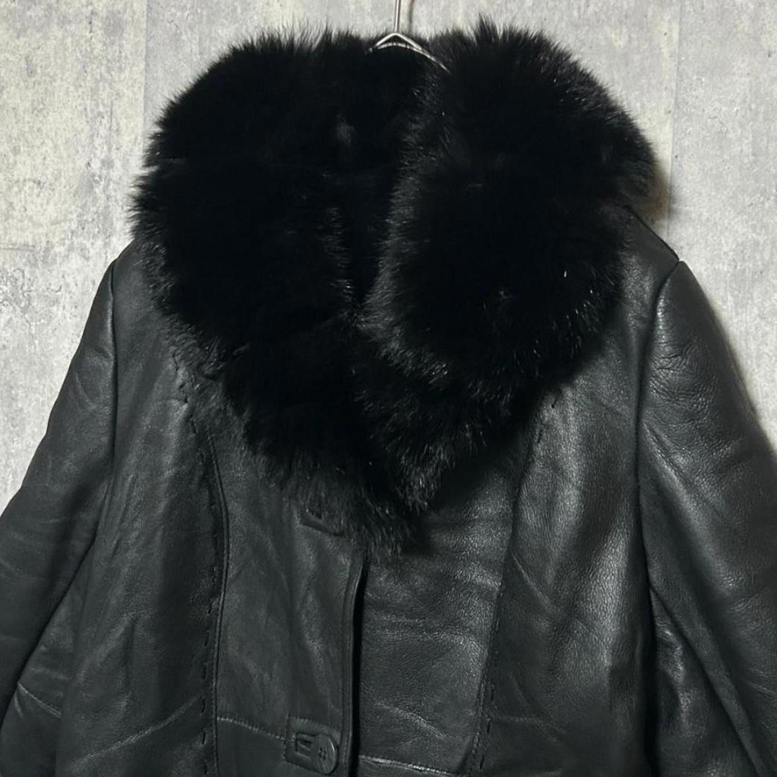 Other Real sheep skin and fox fur grunge penny lane jacket coat Size XS / US 0-2 / IT 36-38 - 3 Thumbnail