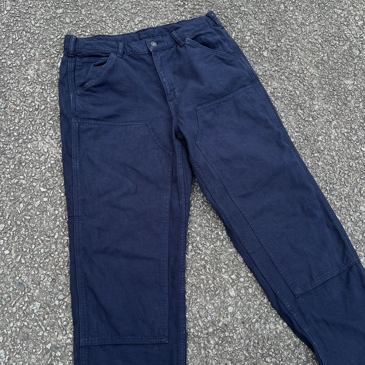 Japanese Brand × Uniqlo UNIQLO CARPENTER DOUBLE KNEE PANTS Size US 34 / EU 50 - 2 Thumbnail