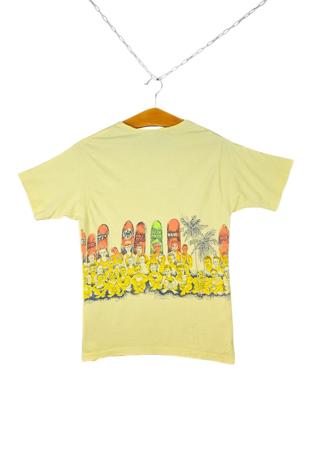 Ocean Pacific 1980s Ocean Pacific Wrap-Around “Surf Lineup” Tee Size US M / EU 48-50 / 2 - 2 Thumbnail