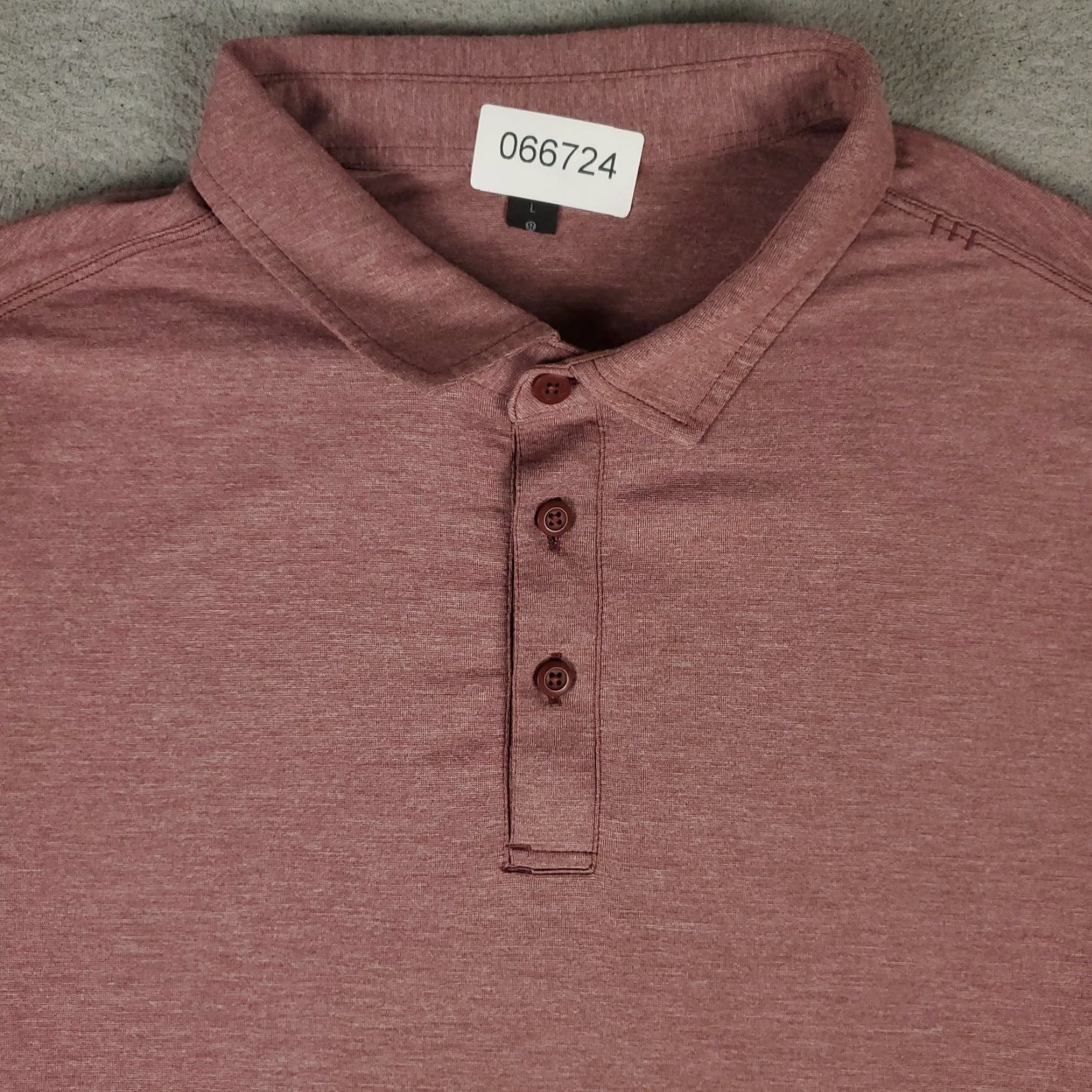 Lululemon Lululemon Polo Shirt Mens Size L Red Stretch Active Golf Short Sleeve Shirt Polo Mens Red Lululemon Size US L / EU 52-54 / 3 - 2 Thumbnail