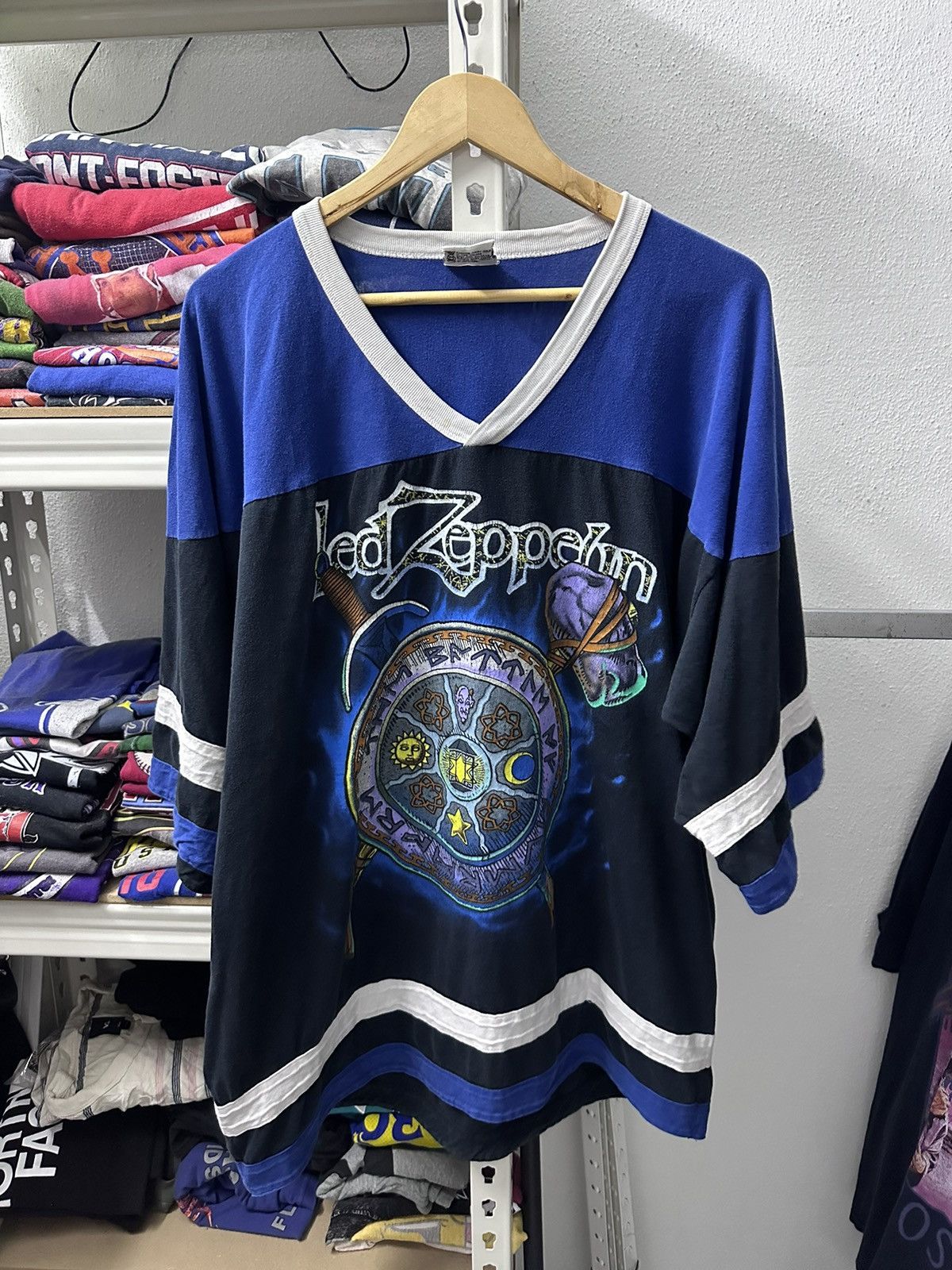 Designer × Vintage Led zeppelin vintage tshirt Size US XL / EU 56 / 4 - 1 Thumbnail