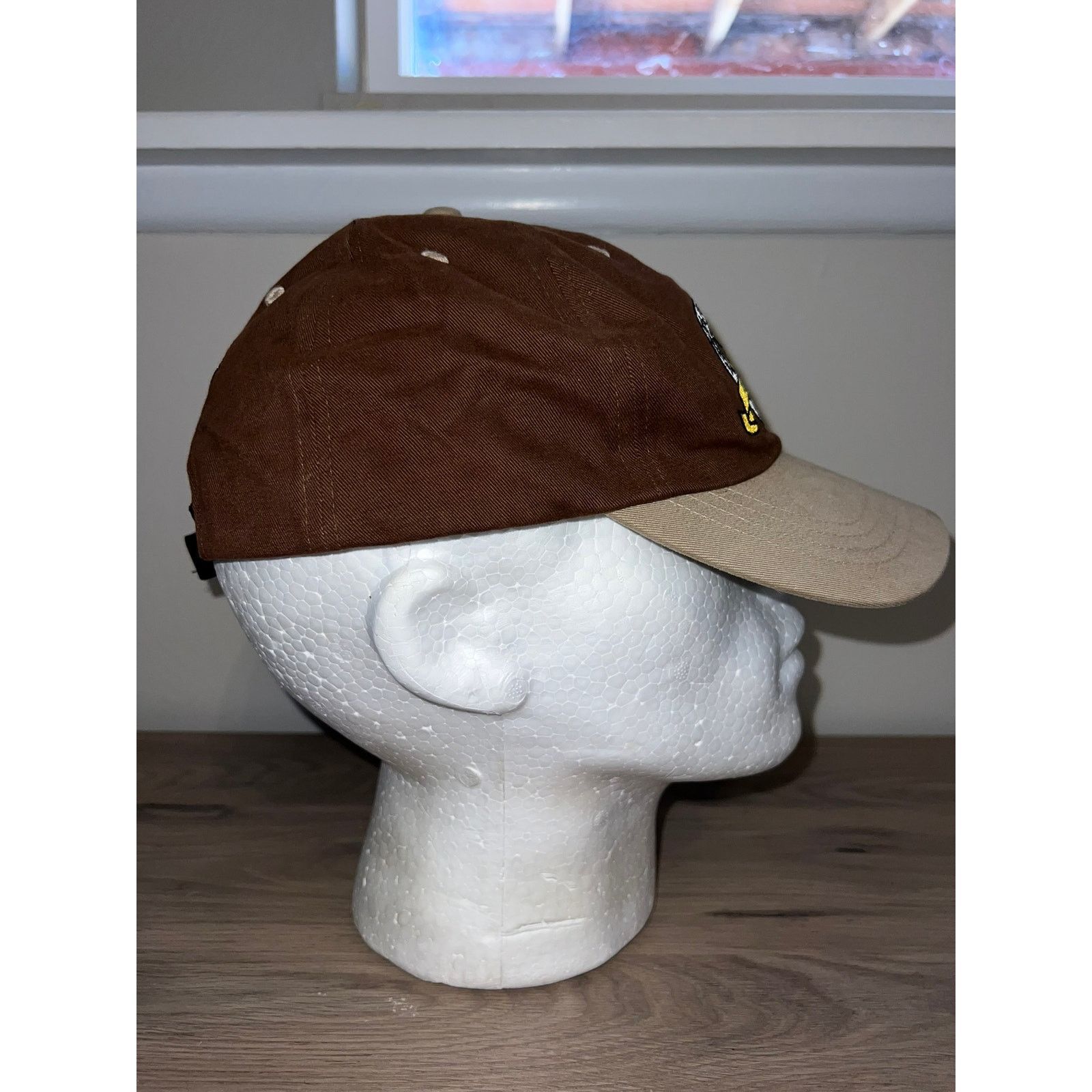 Cabelas Y2K Cabela's Outfitters Hunting Brown Hat Headwear 2000s OS Size ONE SIZE - 5 Thumbnail