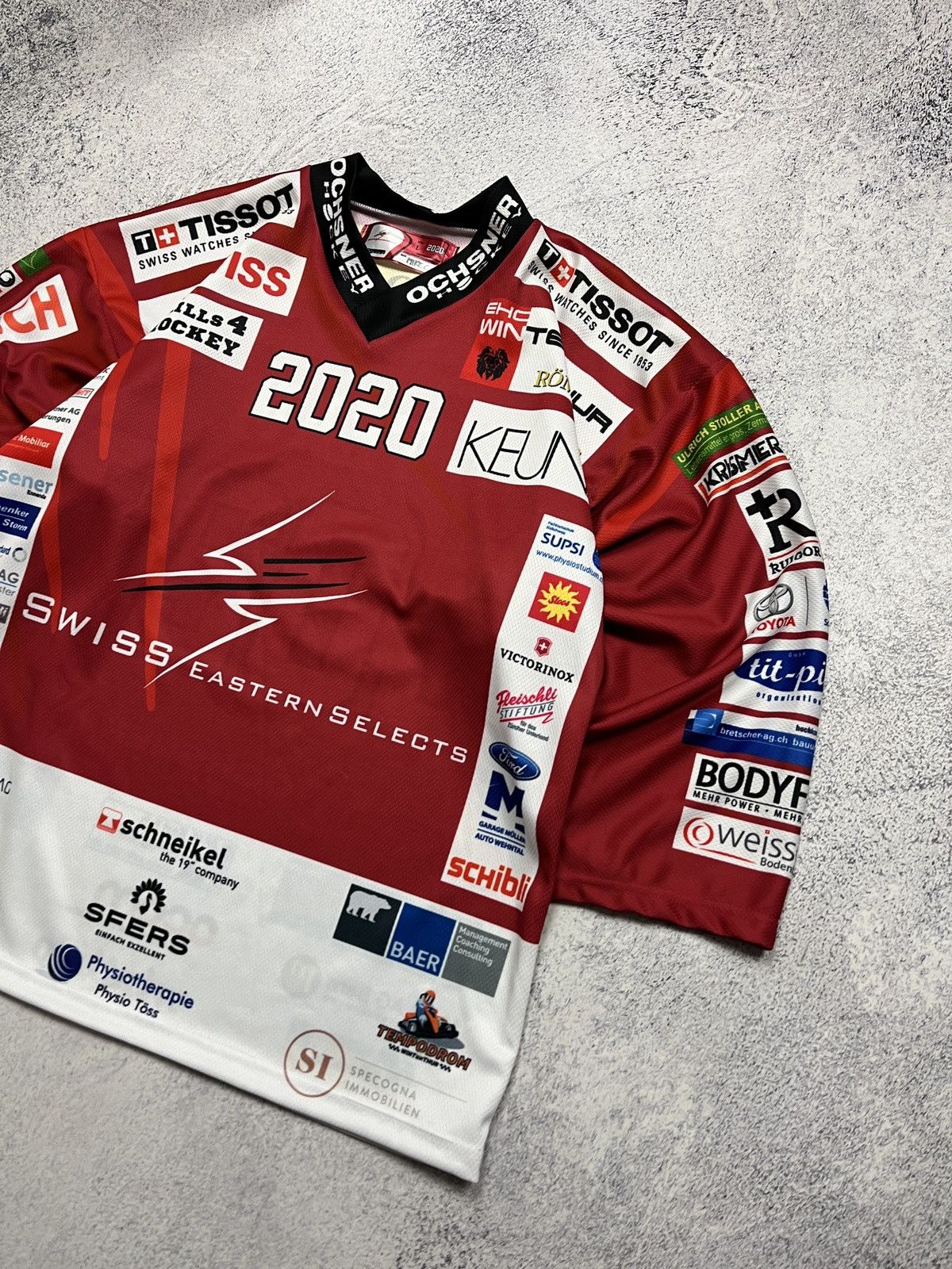 NHL Swiss Eastern Selects Team 2022 Signed Hockey Jersey Rare Size US L / EU 52-54 / 3 - 3 Thumbnail