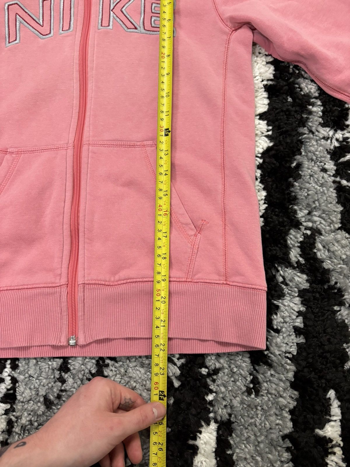 Nike Y2K vintage spellout nike zip up hoodie Size XS / US 0-2 / IT 36-38 - 10 Thumbnail
