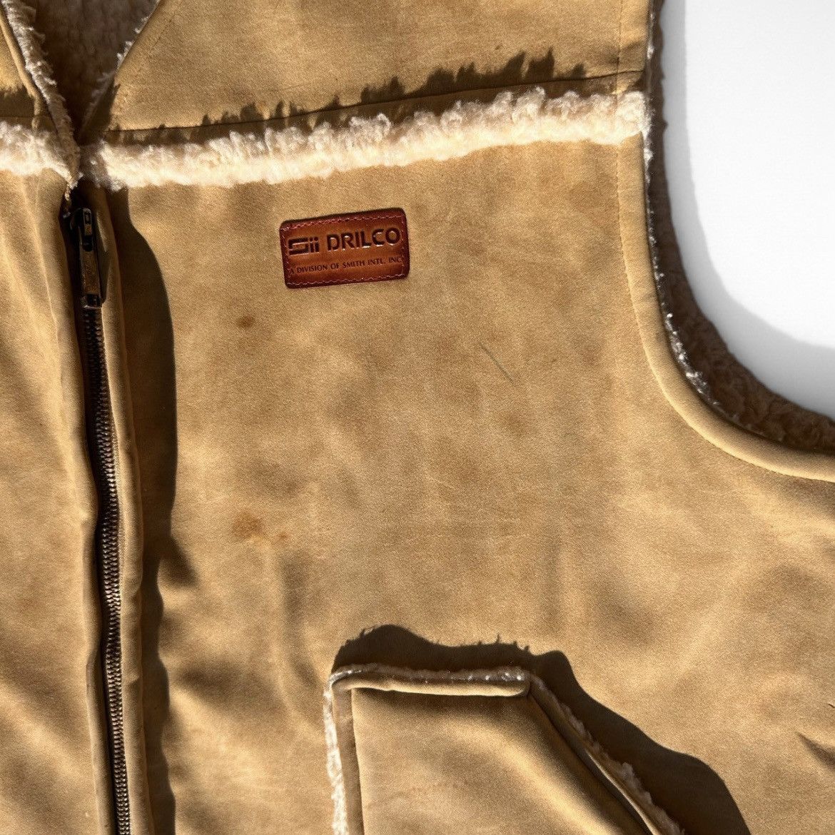 Swingster × Vintage VTG 70s Swigster Sherpa Ranch Western Suede Vest Men's XL Size US XL / EU 56 / 4 - 6 Thumbnail