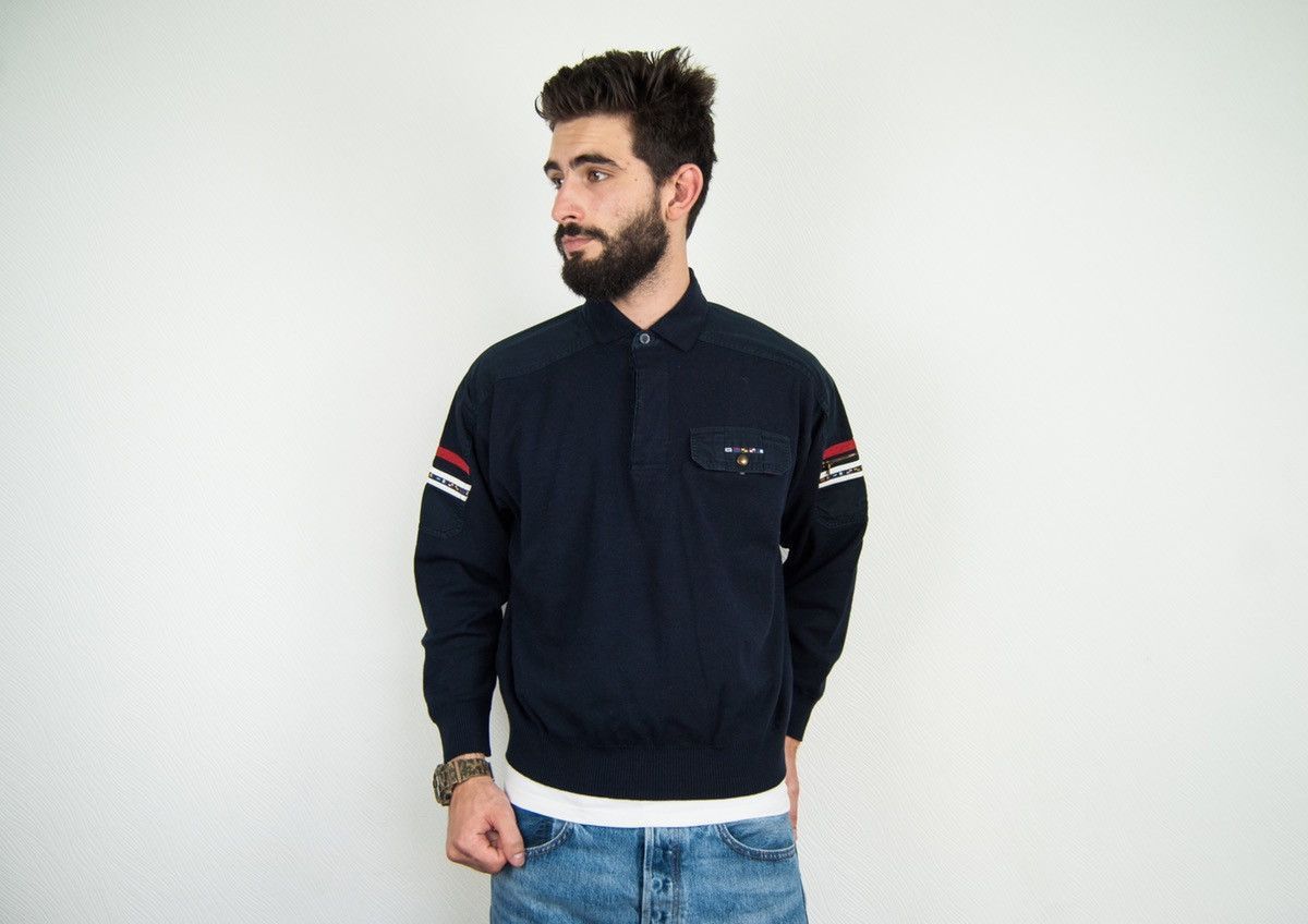 Paul & Shark Vintage Paul Shark Wool Sweater Pocket Pullover Size US S / EU 44-46 / 1 - 3 Thumbnail