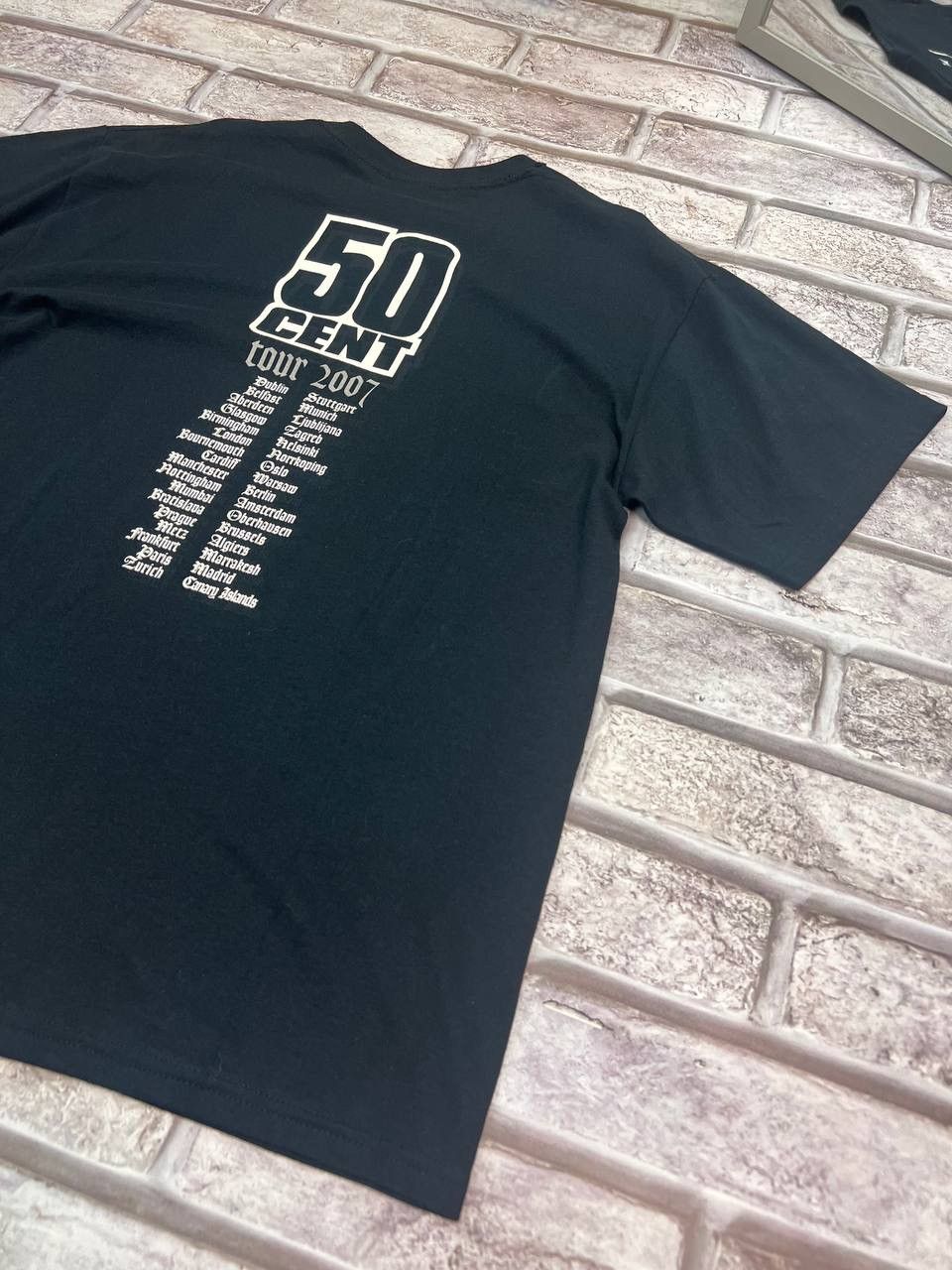 Gildan × Vintage Vintage 50 Cent Curtis 2007 Tour Tee Size US L / EU 52-54 / 3 - 5 Thumbnail