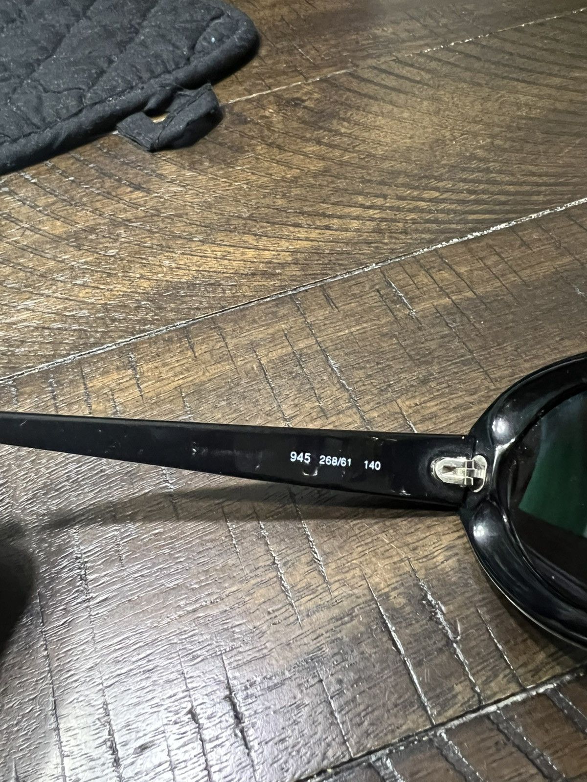 Giorgio Armani × Vintage Vintage Giorgio Armani Black Sunglasses Size ONE SIZE - 5 Thumbnail