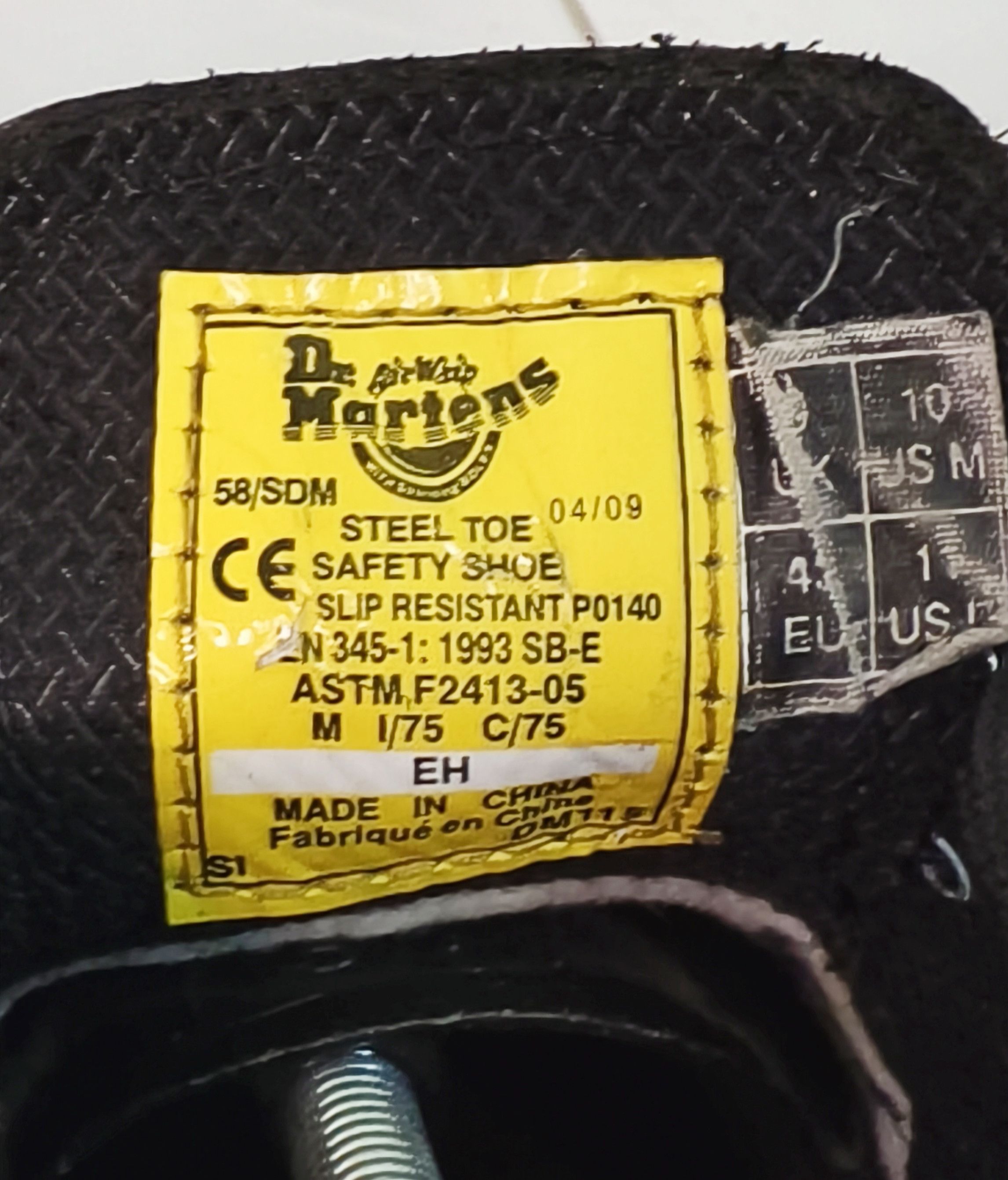 Dr. Martens Dr. Martens Industrial Steel Toe Mens 43 US10 UK9 27.5cm Size US 10 / EU 43 - 12 Thumbnail