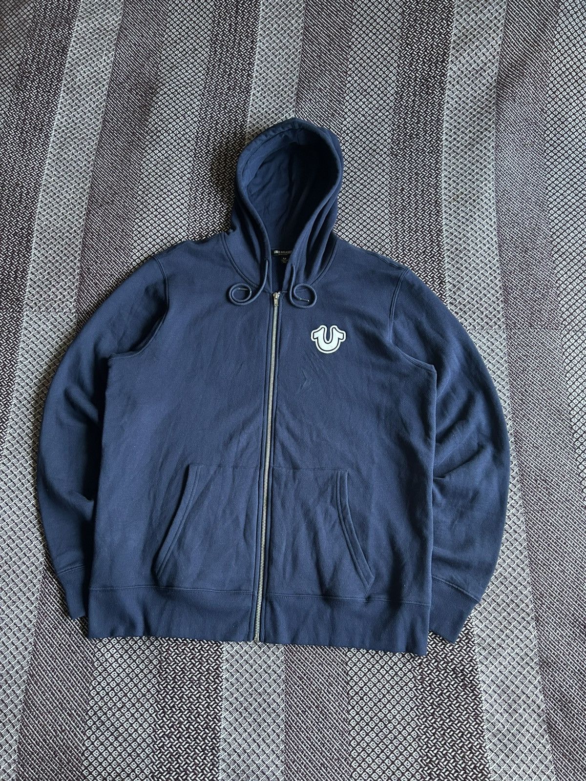 True Religion Vintage True Religion Big Logo Hoodie Zip Up Japan Size US XXL / EU 58 / 5 - 8 Thumbnail