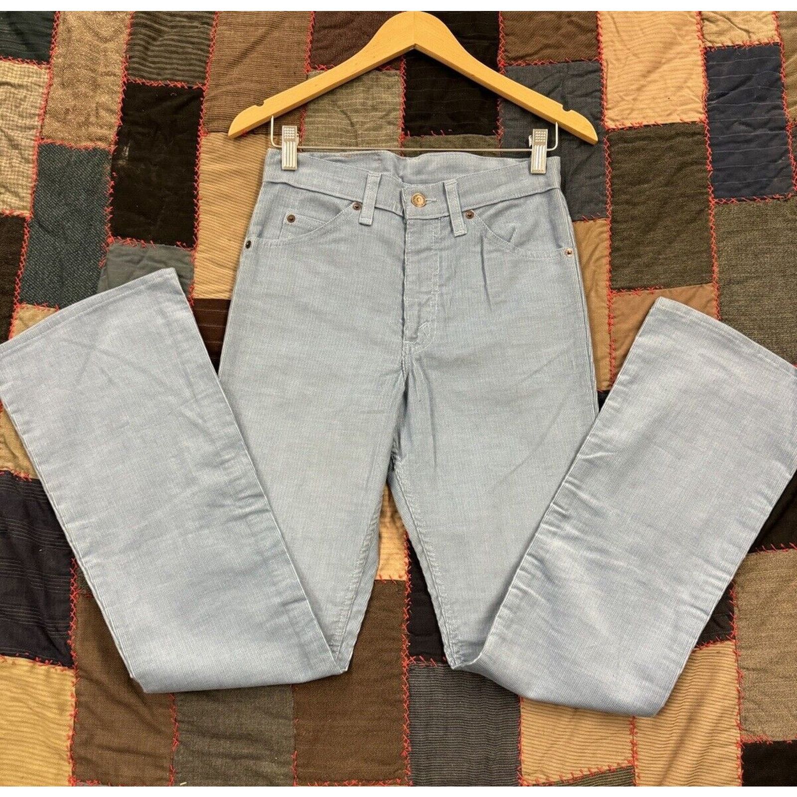 Levi's VINTAGE Deadstock 70s Levis 517 Pants Corduroy W28 X L32 Size US 28 / EU 44 - 2 Thumbnail