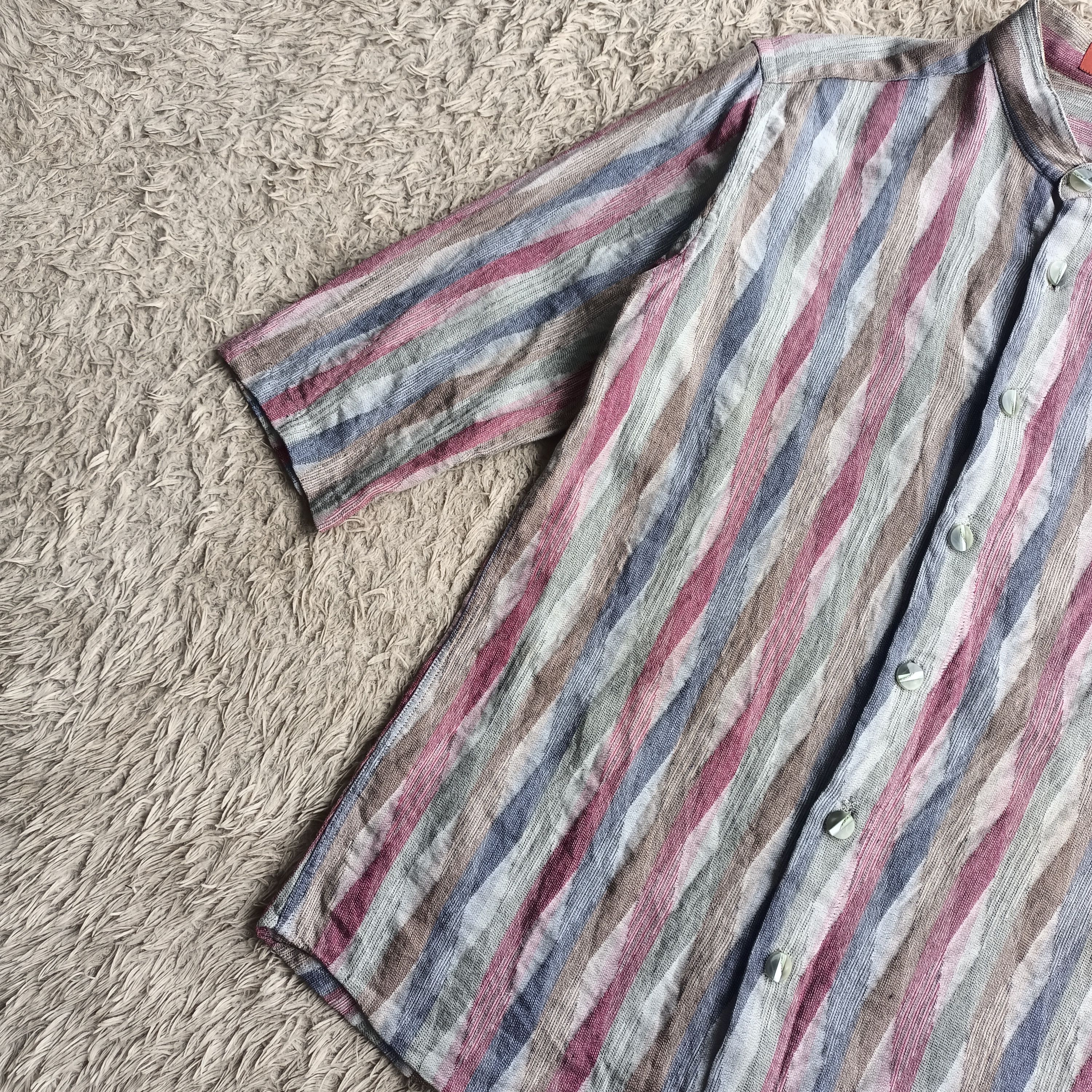 Designer × Missoni × Vintage Vintage missoni italy diamond pattern mandarin collar Size US M / EU 48-50 / 2 - 4 Thumbnail