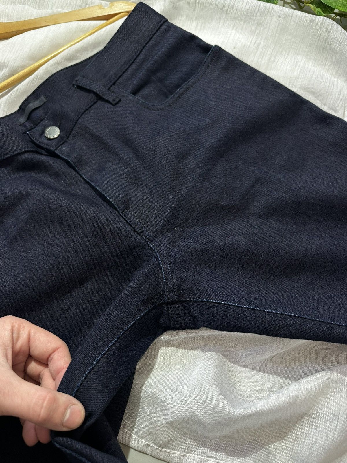 Prada Denim Jeans Prada Milano Dark Indigo Blue Navy Indigo Size US 34 / EU 50 - 16 Thumbnail