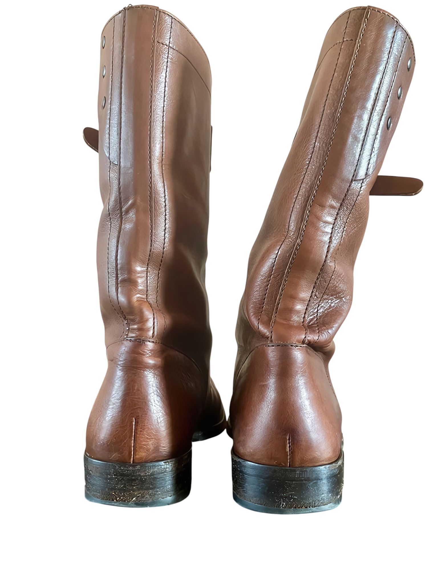Gucci MONGOLIAN LAMB FUR LEATHER BOOTS BY TOM FORD Size US 10 / EU 43 - 3 Thumbnail