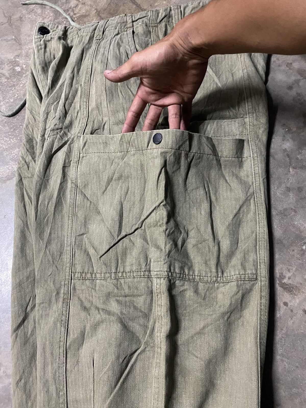 Japanese Brand Baggy Jeans Y2k Aelfric Eden PMGO Dope Loose Crazy Size US 36 / EU 52 - 5 Thumbnail