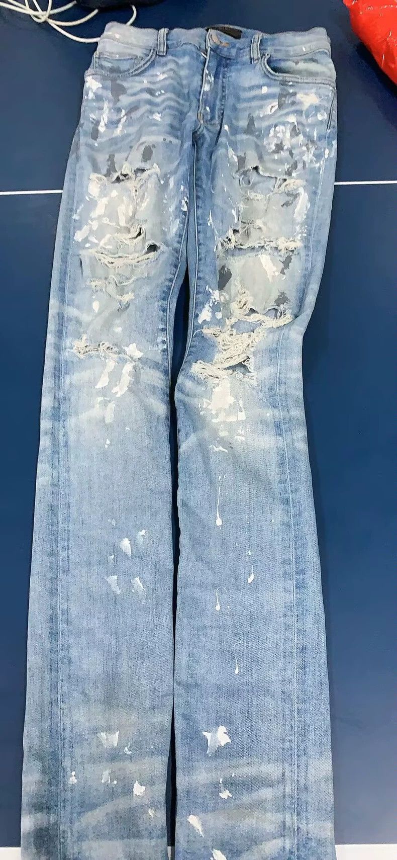 Amiri Amiri Blue Diamond jeans Size US 30 / EU 46 - 1 Thumbnail