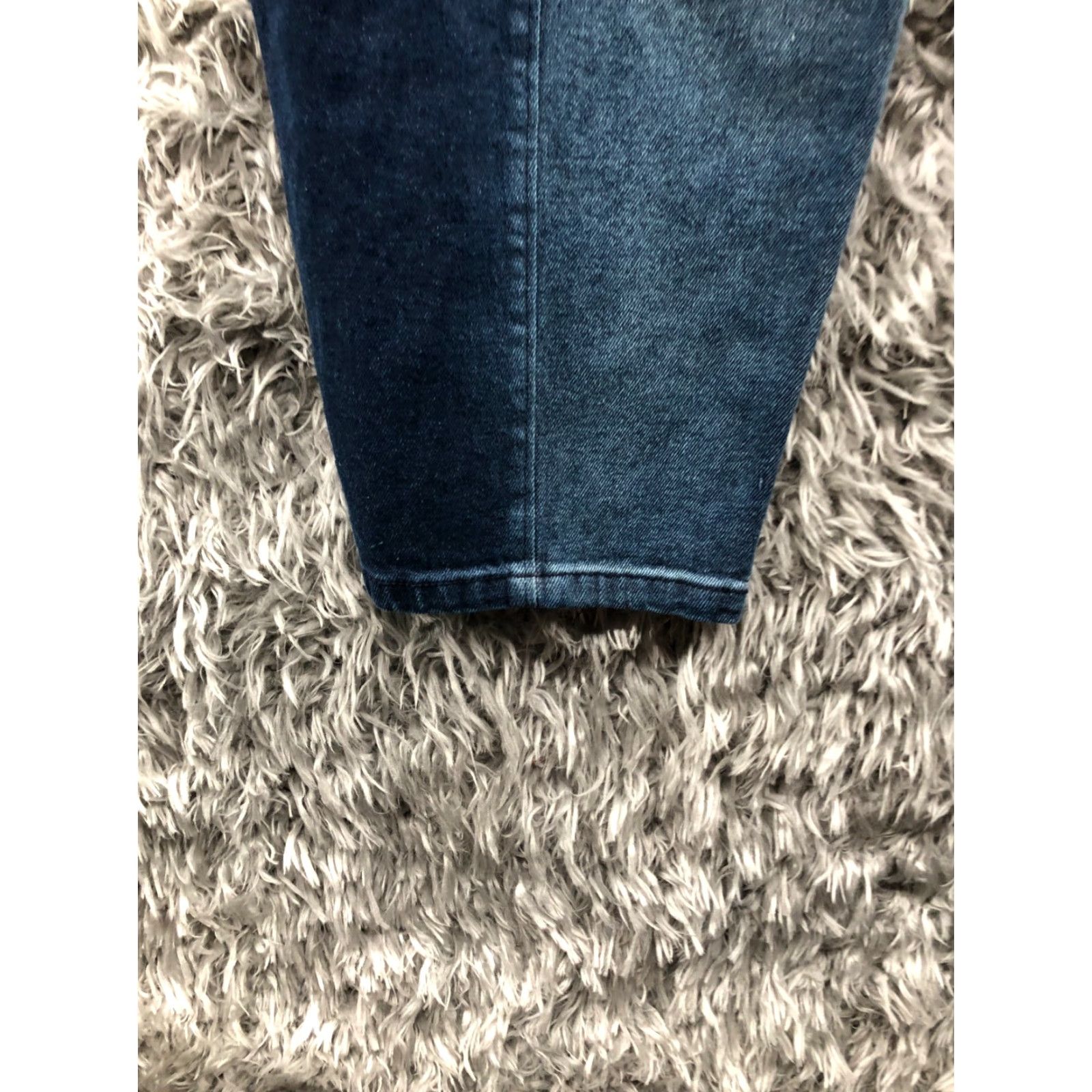 Vintage Style&co. Ankle Jeans Jeans Dark Wash Blue Denim Size 12 Womens High Rise 26in Inseam Regular 32in Waist Blue Size 34" / US 12 / IT 48 - 7 Thumbnail