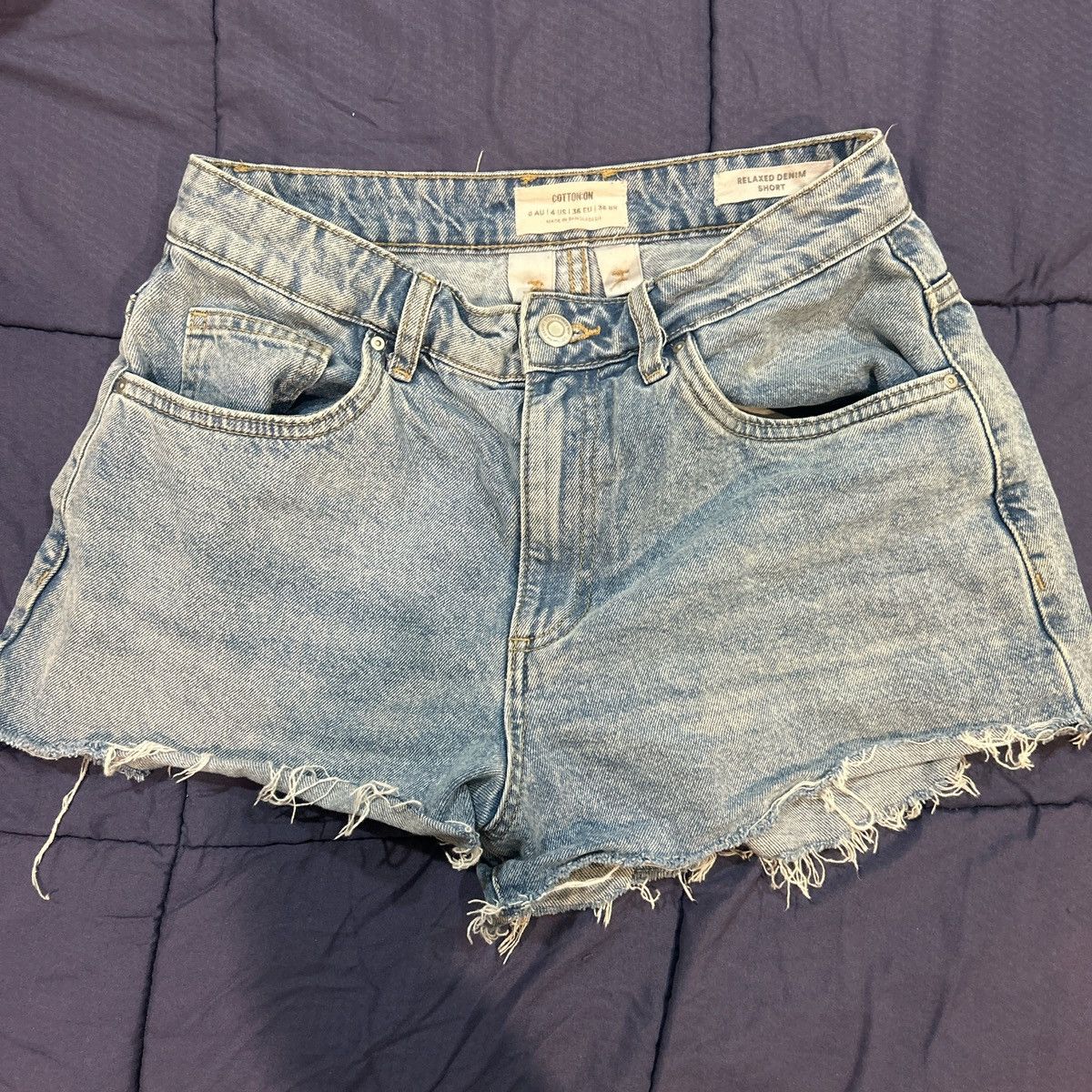 Cotton On Blue denim shorts cotton on Size 28" / US 6 / IT 42 - 1 Thumbnail