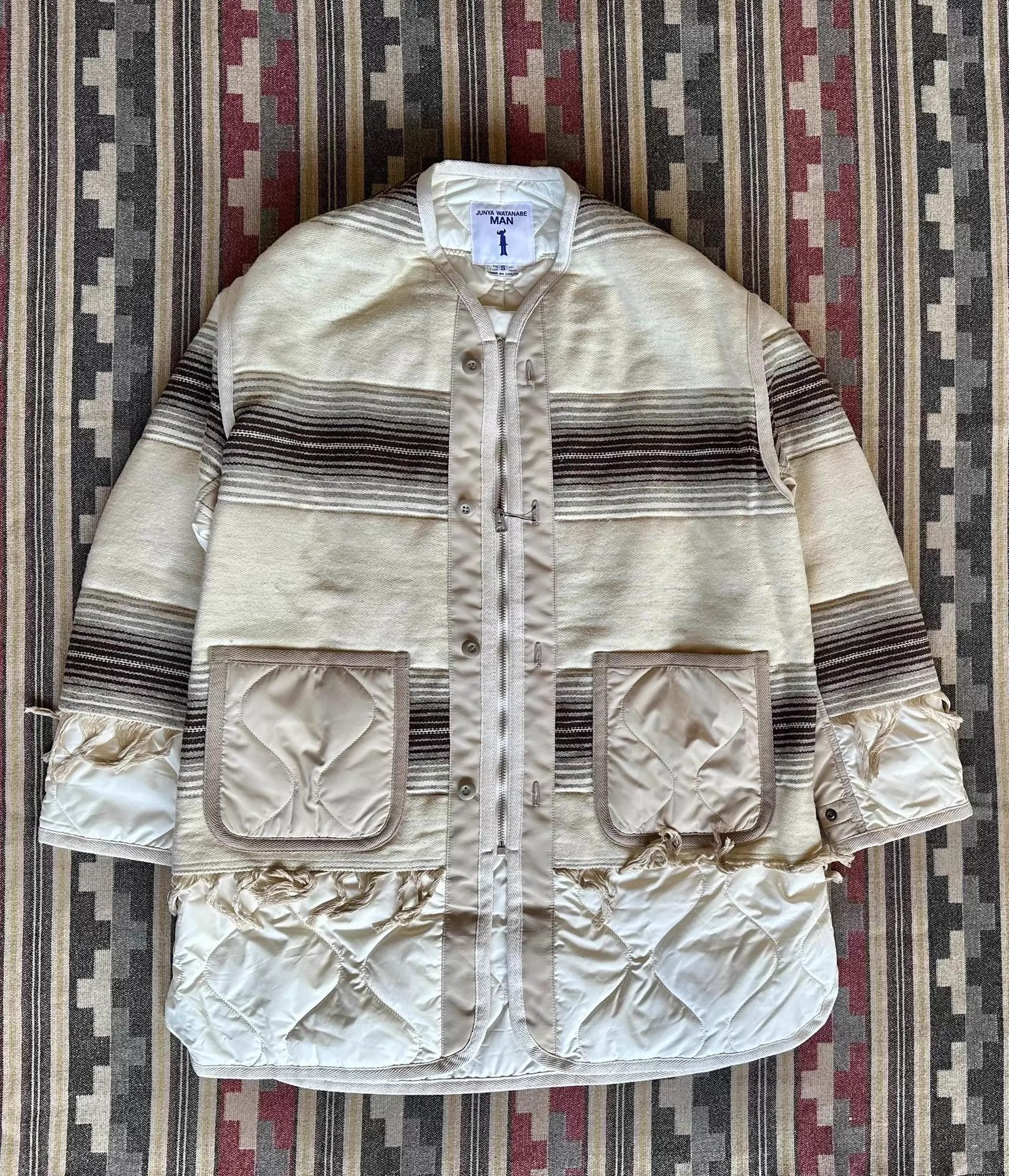 Junya Watanabe Junya Watanabe MAN striped wool jacket M Size US S / EU 44-46 / 1 - 1 Thumbnail