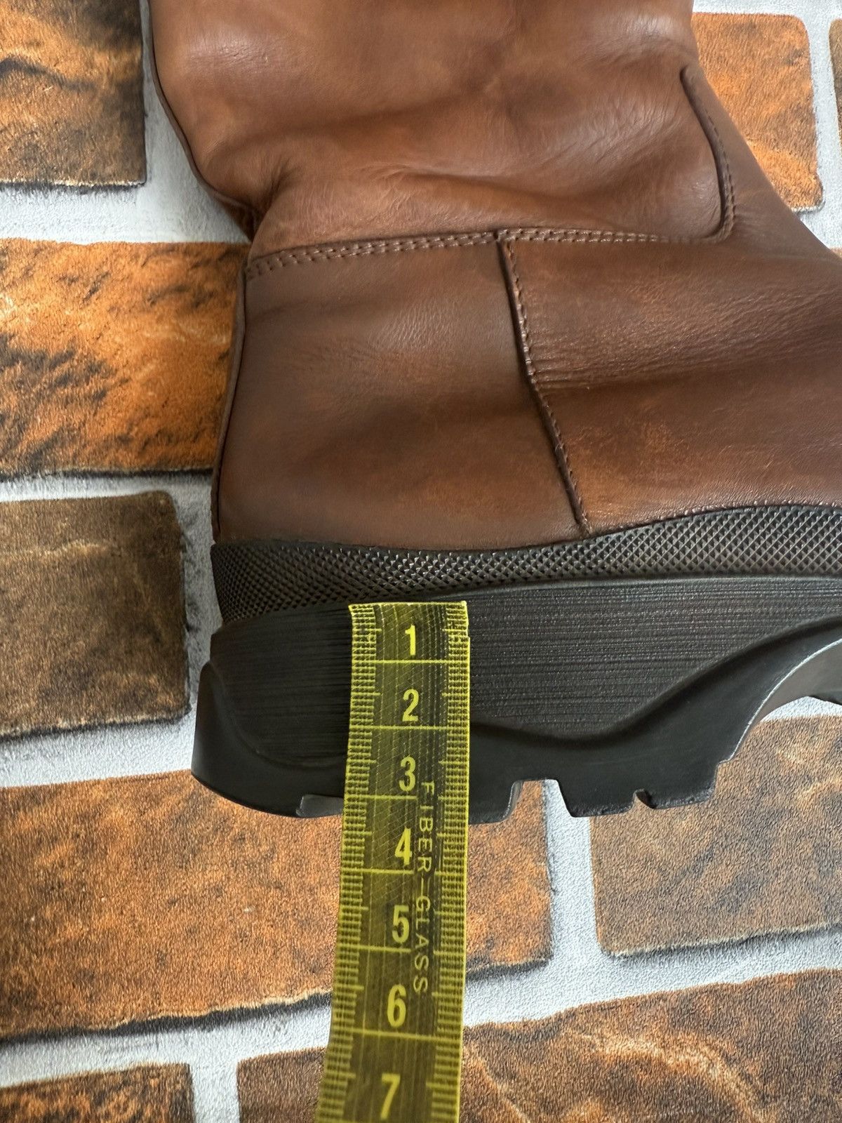 Prada ❤️🔥Rare lug sole boots Size US 8 / IT 38 - 21 Thumbnail