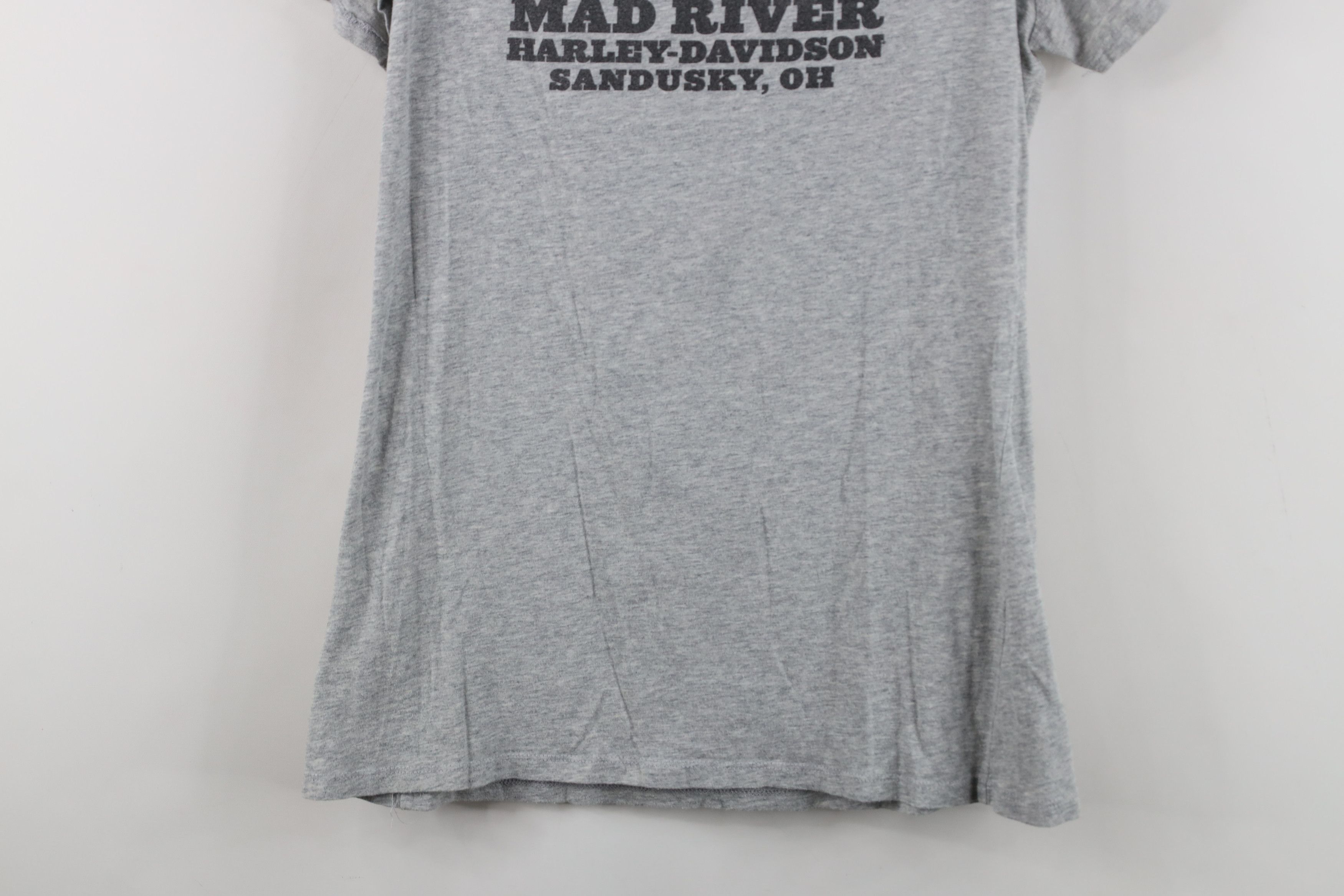 Harley Davidson Y2K Harley Davidson Spell Eagle Short Sleeve T-Shirt Gray Size L / US 10 / IT 46 - 15 Thumbnail
