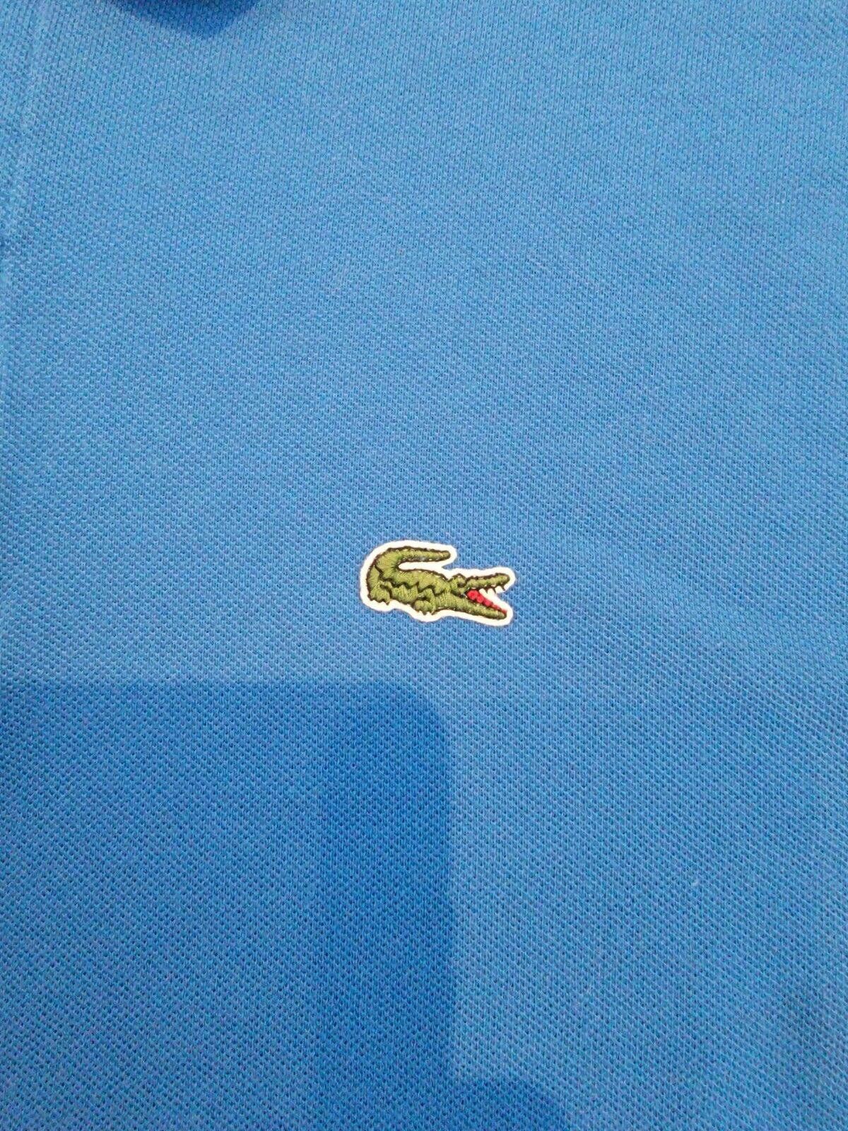 Lacoste Lacoste Shirt Solid Short Sleeve Casual Polo Crocodile Logo Size US XL / EU 56 / 4 - 2 Thumbnail