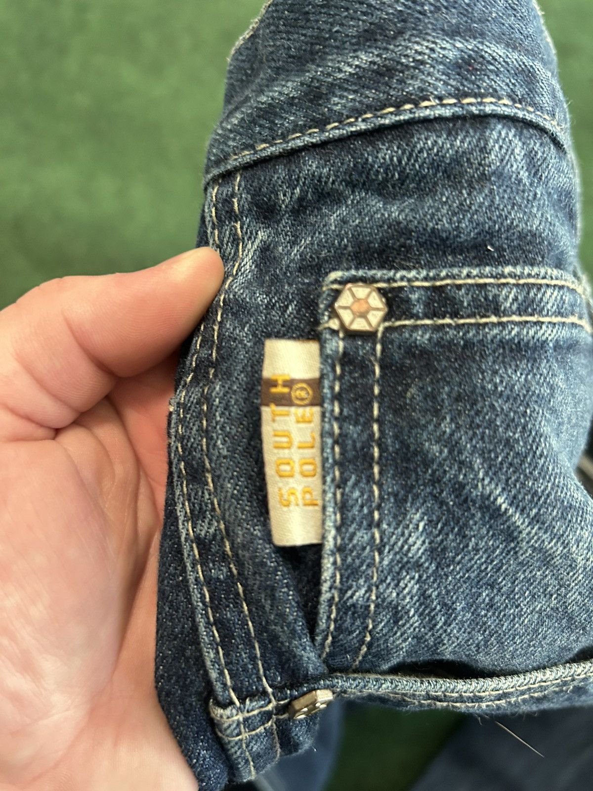 Southpole Crazy Y2K Grail Southpole Embroidered Denim Size US 32 / EU 48 - 4 Thumbnail