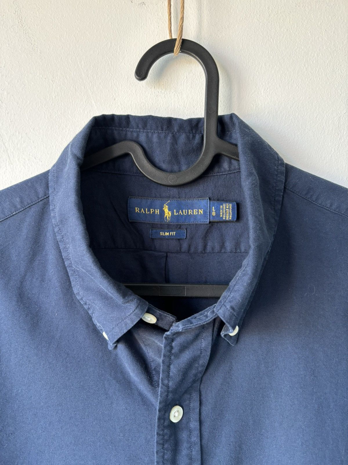 Polo Ralph Lauren × Ralph Lauren POLO RALPH LAUREN CLASSIC FIT TWILL SHIRT NAVY BLUE Size US L / EU 52-54 / 3 - 4 Thumbnail