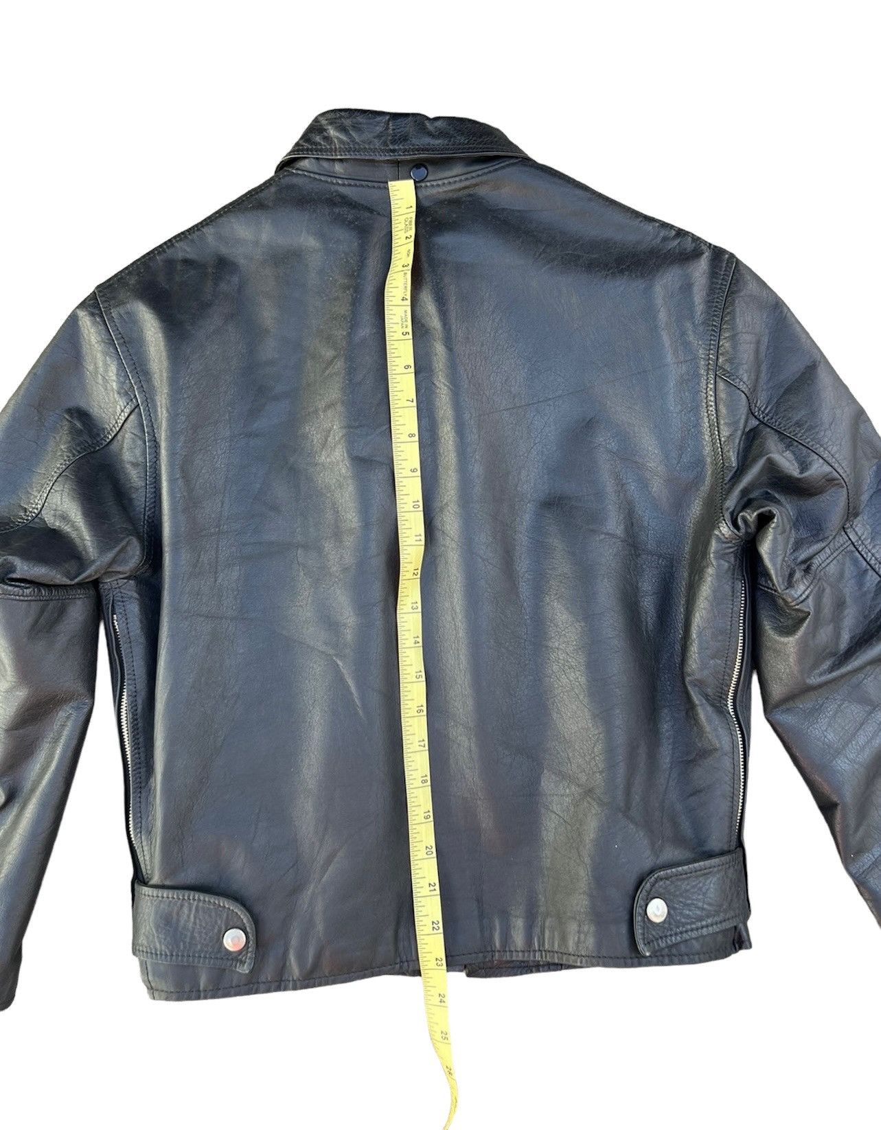Deluxeware × Vintage Vintage Deluxe Japan Fade Black Leather Sherpa Jacket Size US M / EU 48-50 / 2 - 5 Thumbnail