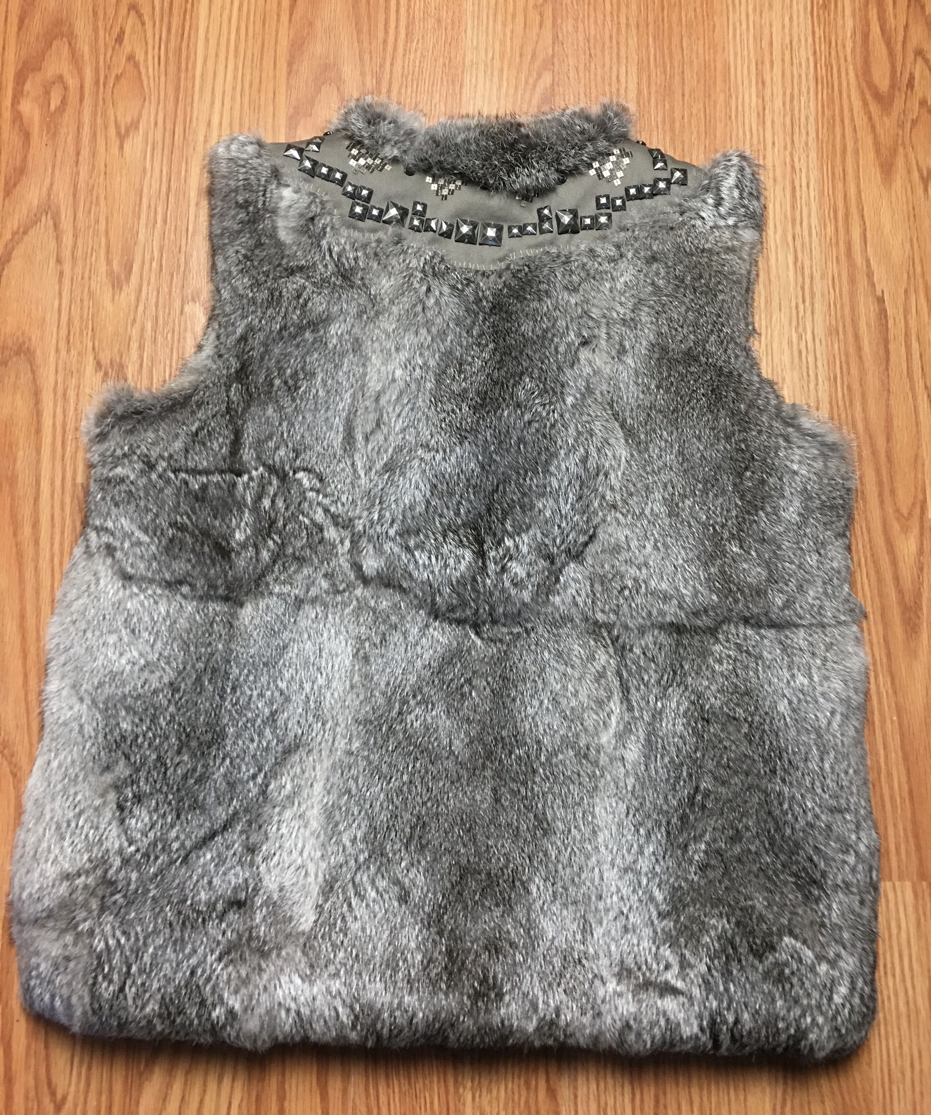 Sandro Sandro Paris Rabbit Fur Vest Jacket Size T2/ M Size M / US 6-8 / IT 42-44 - 9 Thumbnail