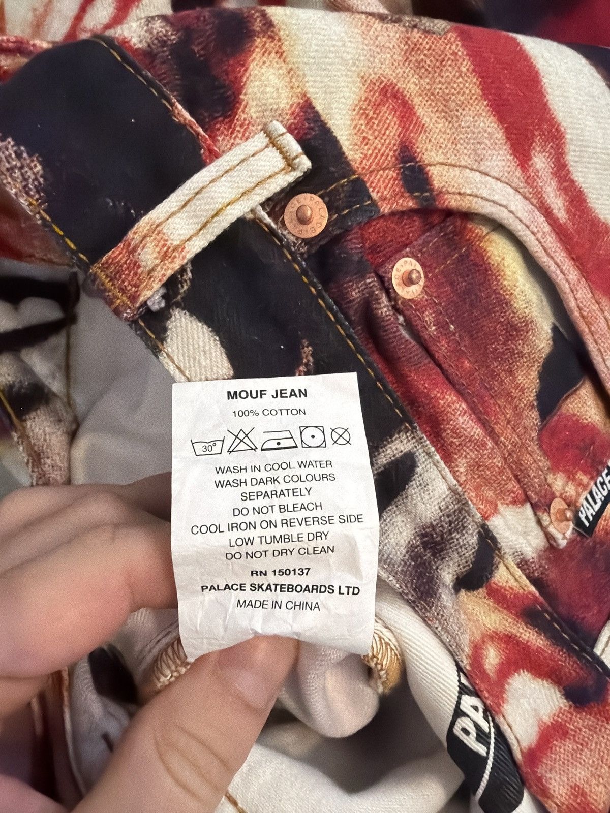 Palace PALACE JOHN AND MOLLY MOUF DENIM PANTS Size US 32 / EU 48 - 9 Thumbnail