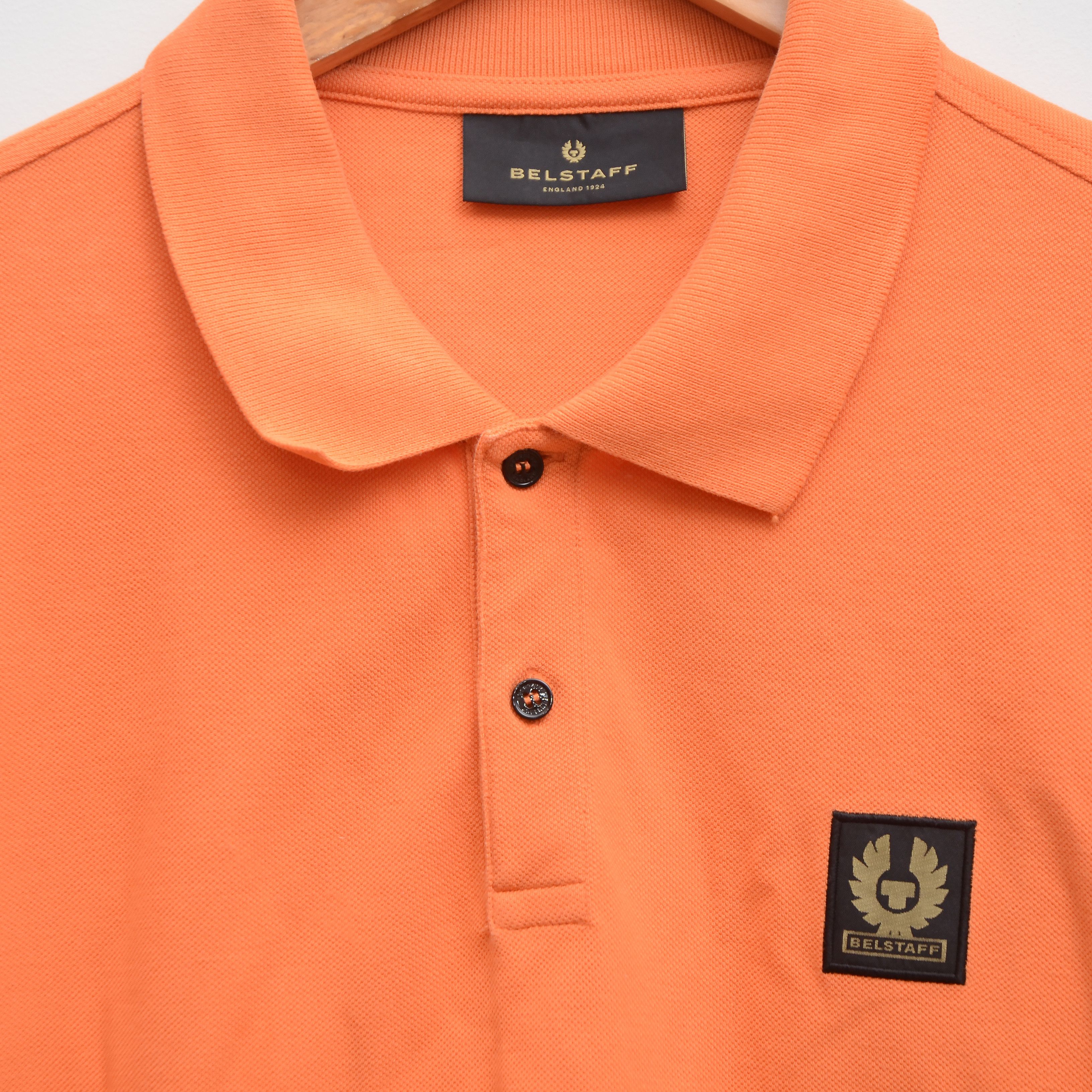 Belstaff Belstaff Polo T-Shirt XL/XXL Orange Lightweight Cotton Size US XXL / EU 58 / 5 - 8 Thumbnail