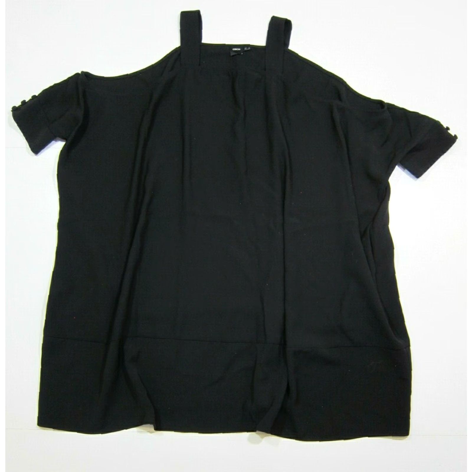 Asos ASOS Black Flowy Oversized Modest Lagenlook Square Dress Women 6/M Size M / US 6-8 / IT 42-44 - 4 Thumbnail