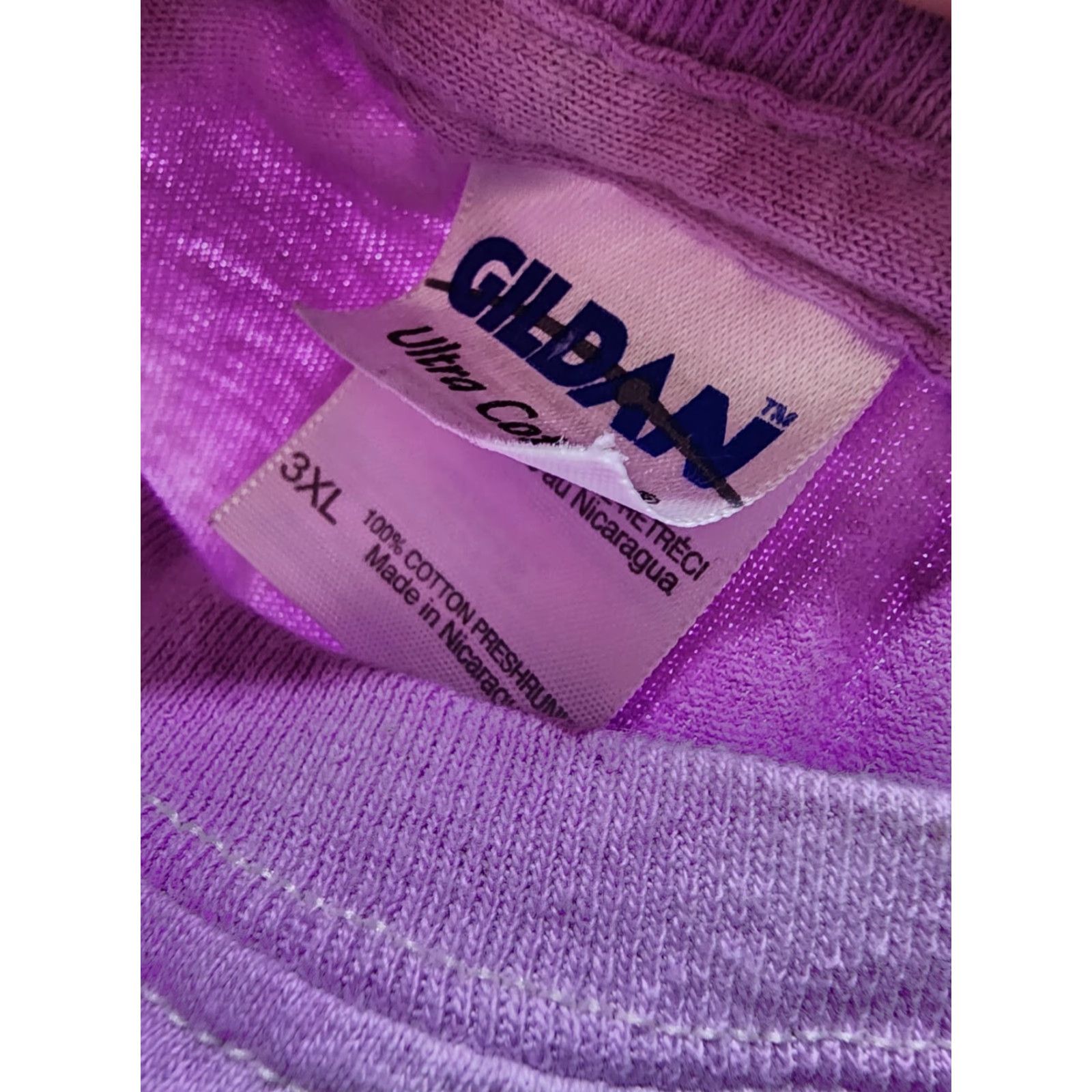 Gildan VINTAGE Gildan T-Shirt Men 3XL Sitka Alaska Purple Crew Neck Short Sleeve Embroidered Moose We We We Be Shopping 90s Animal Size US XXL / EU 58 / 5 - 5 Thumbnail