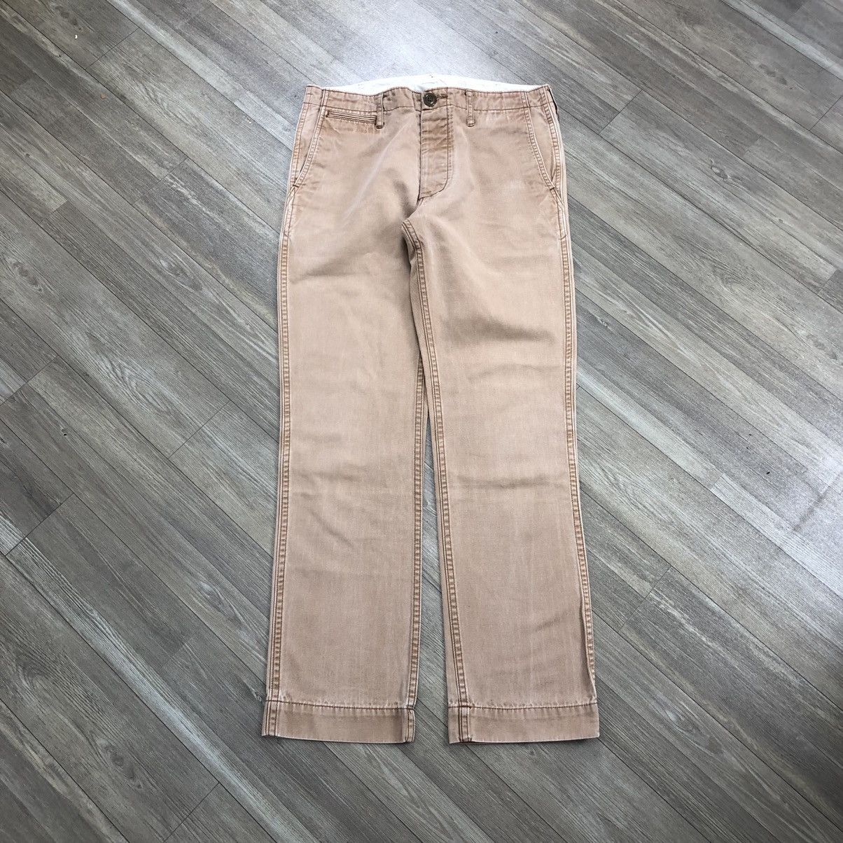 Visvim 2000s Vintage Visvim Buckle Back Chinos Casual Pants Luxury Size US 30 / EU 46 - 1 Thumbnail