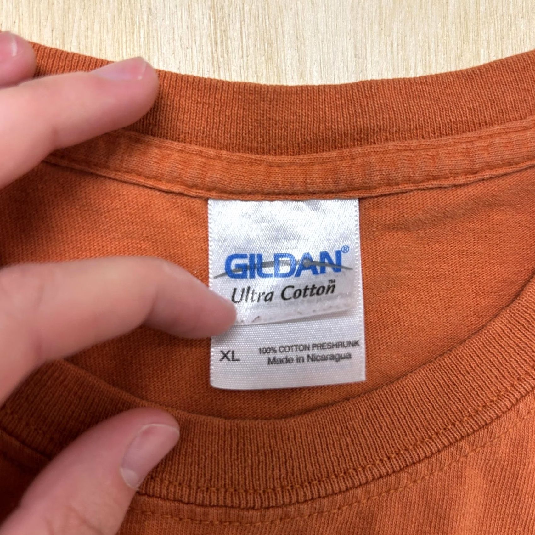Gildan VINTAGE Y2K Great Smoky Mountains Gildan Shirt Mens XL Orange Pigeon Forge Tee T-Shirt Size US XL / EU 56 / 4 - 2 Thumbnail