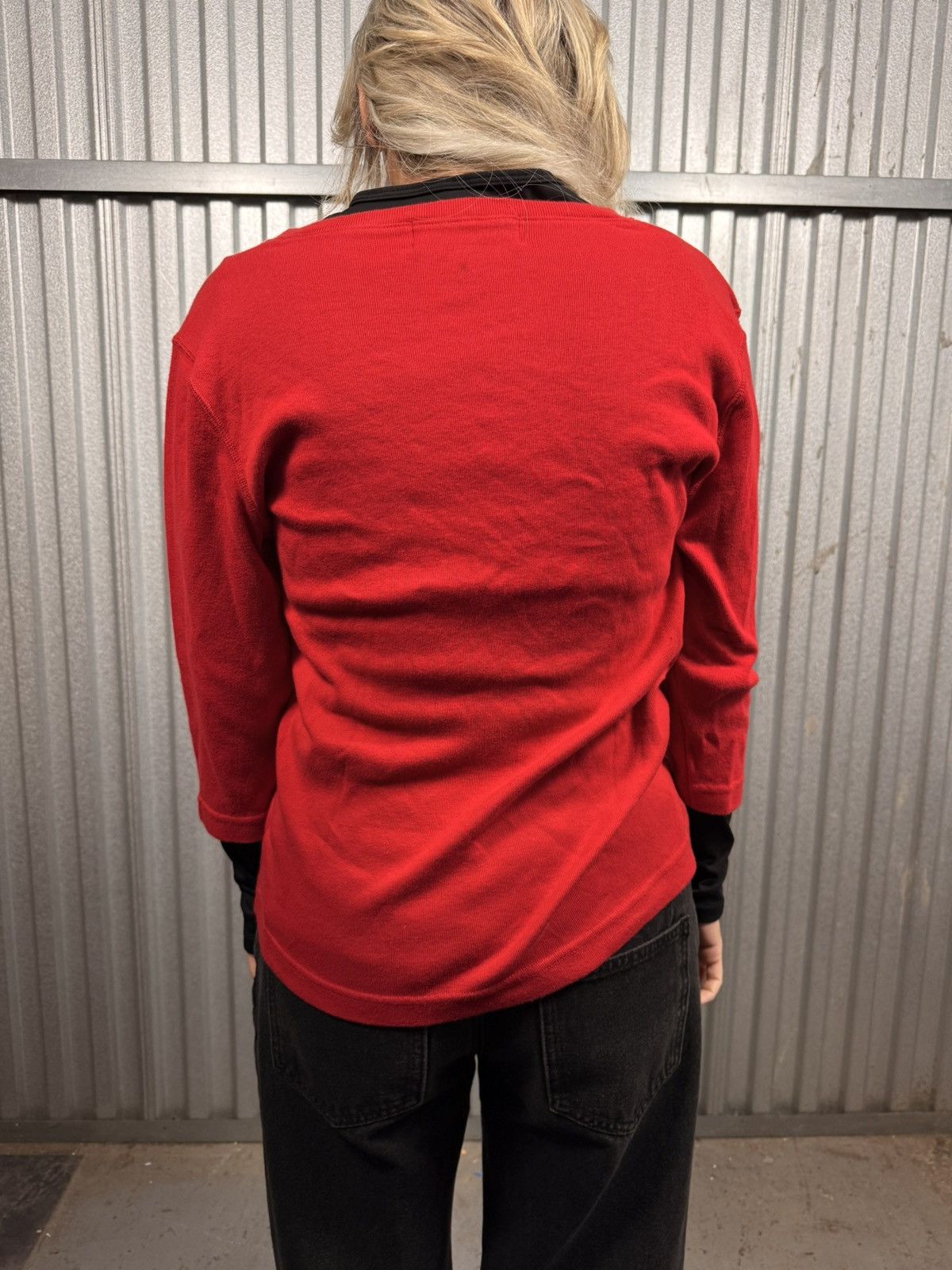 Other Vintage Women’s Red Wood Classic Western Longsleeve Shirt Size M / US 6-8 / IT 42-44 - 4 Thumbnail
